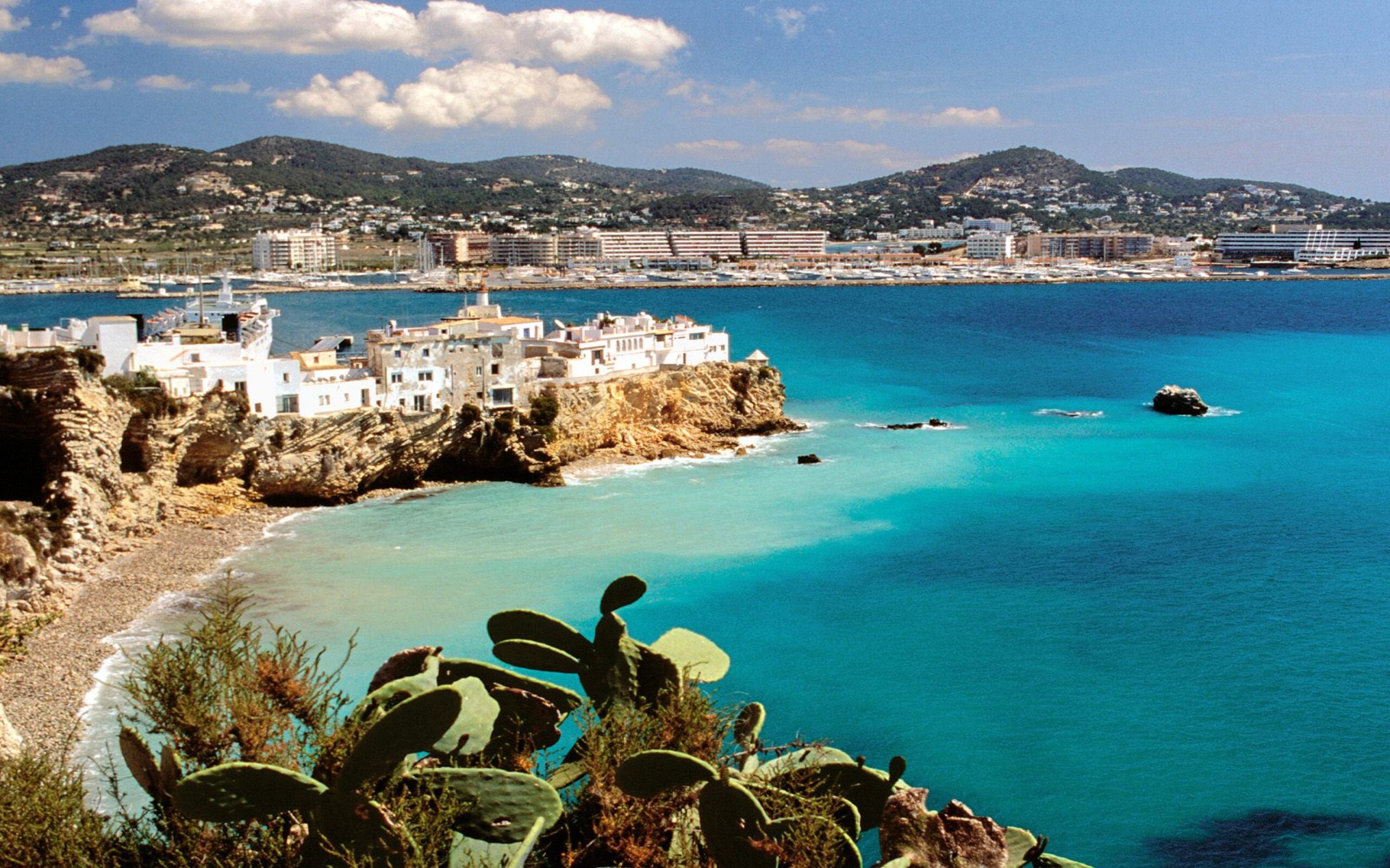 Ibiza: A UNESCO World Heritage Site, Spain. 2560x1600 HD Background.