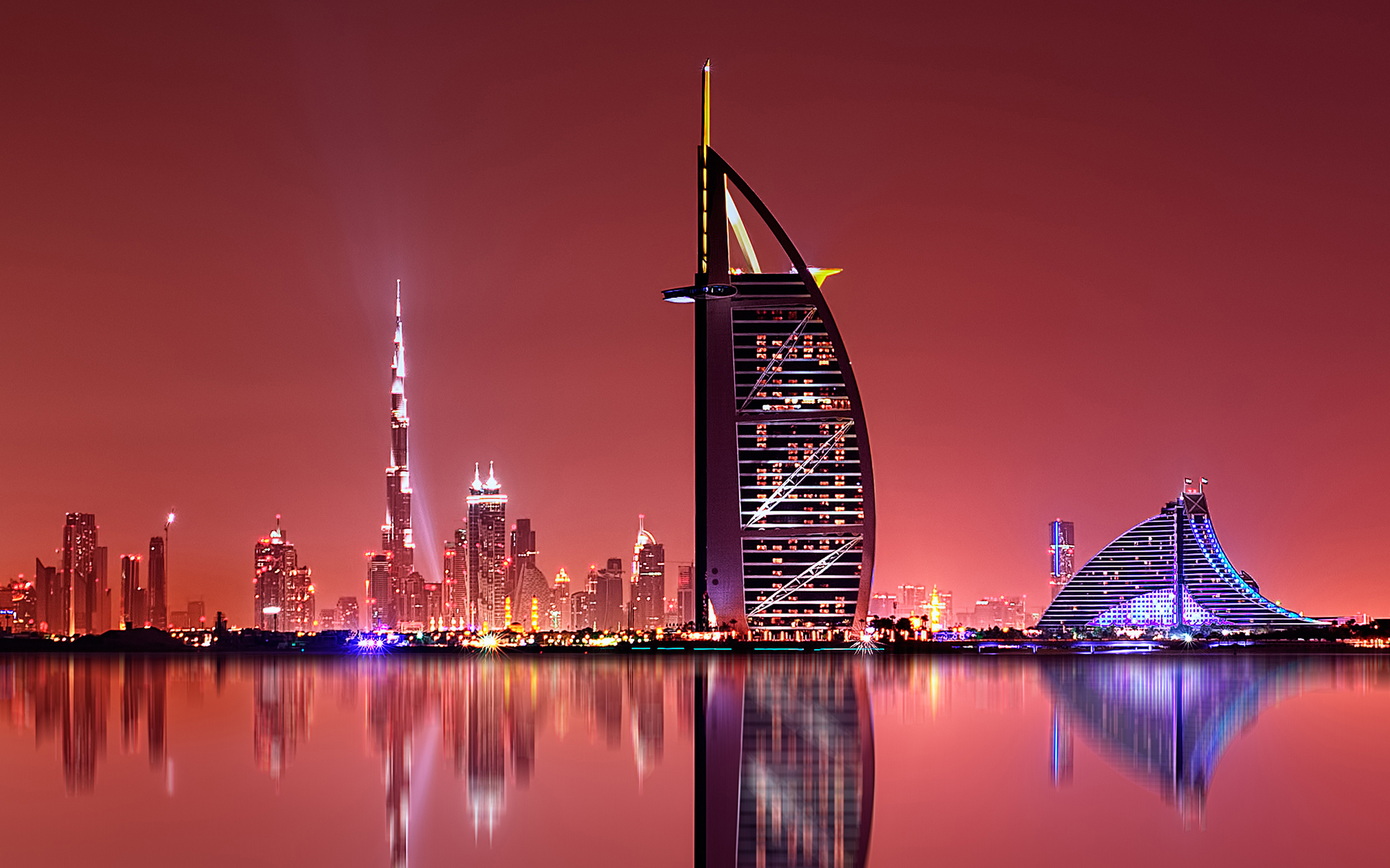 The Burj al Arab Hotel, Free download images, Dubai, Travels, 2880x1800 HD Desktop