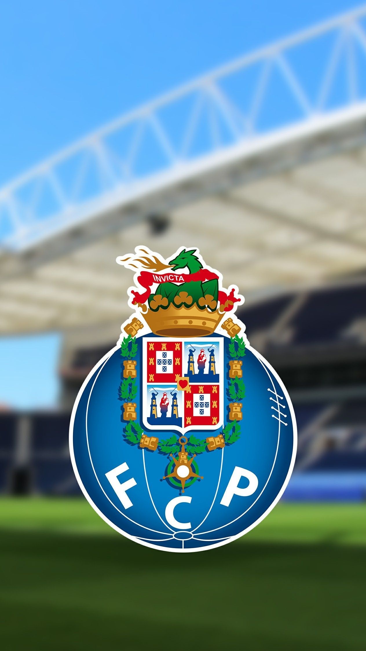 FC Porto: Founded in 1893 by Antonio Nicolau d'Almeida, an Oporto wine trader, Football club. 1270x2250 HD Background.