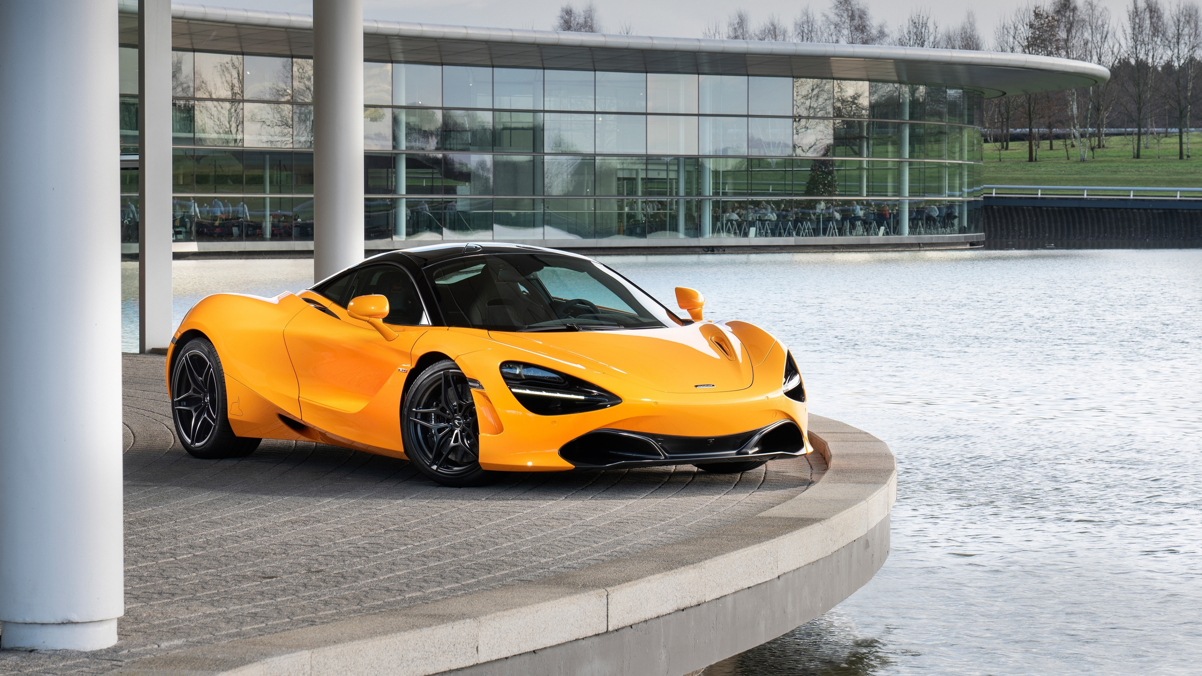 McLaren 720S, Auto, Yellow sports car, 2018, 3840x2160 4K Desktop