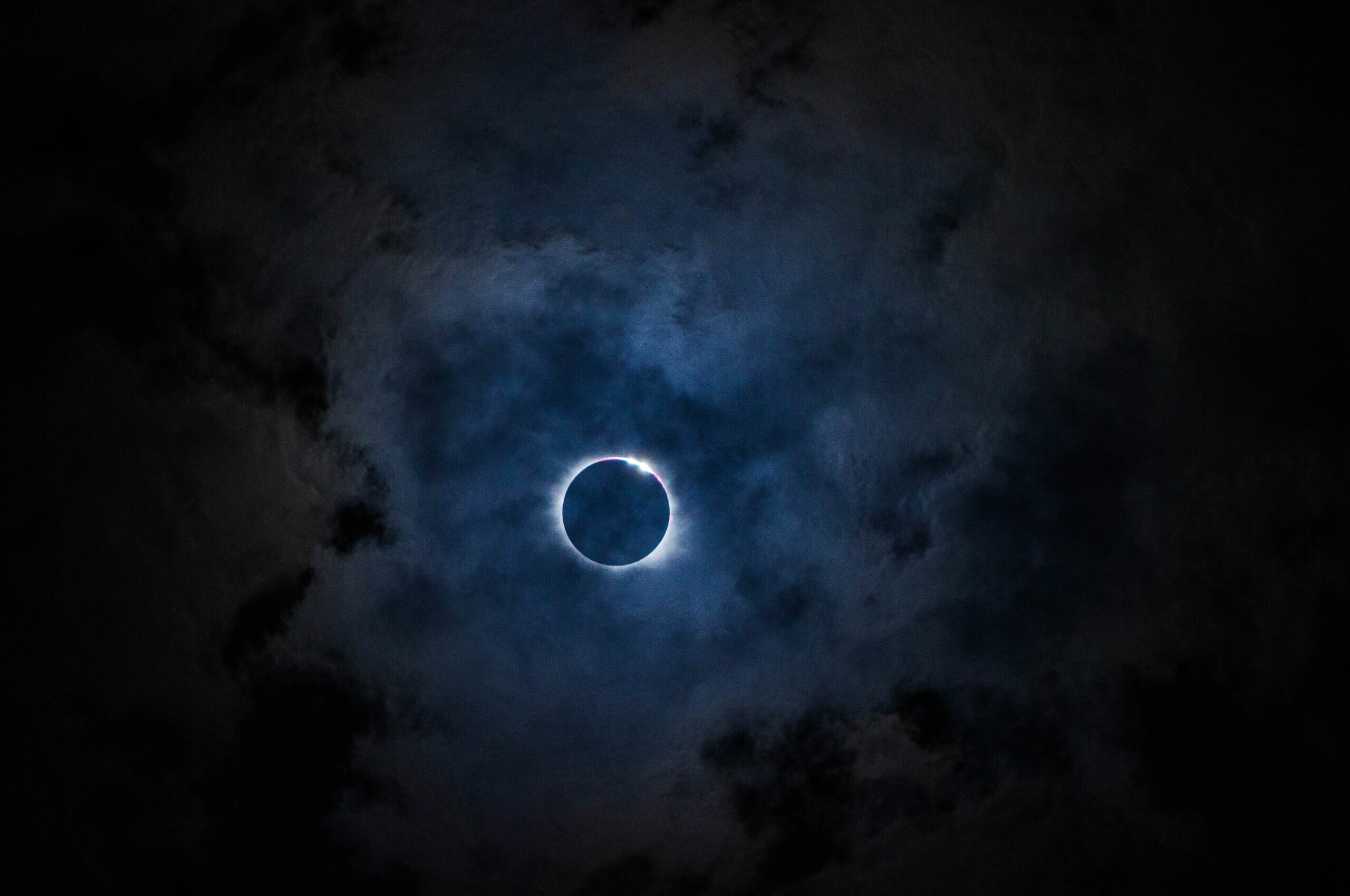 Clouds, Solar Eclipse Wallpaper, 2560x1700 HD Desktop