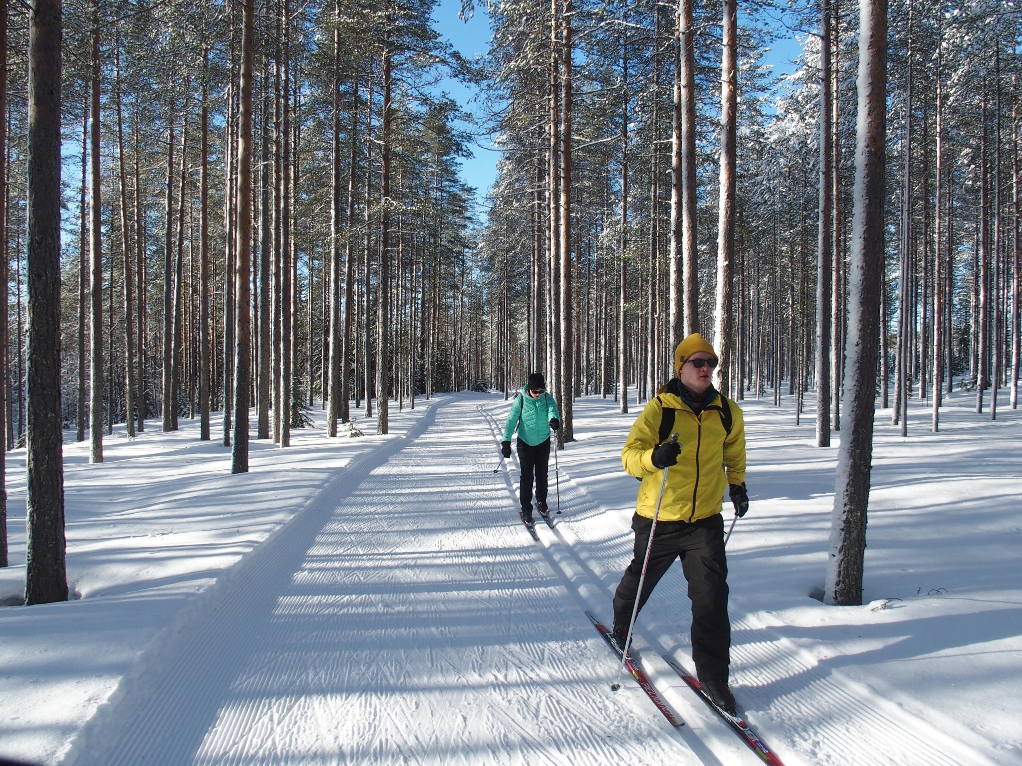 Cross-country skiing, Hepokangas ski tour, Kuhmo, Finland, Winter sports, 2050x1540 HD Desktop