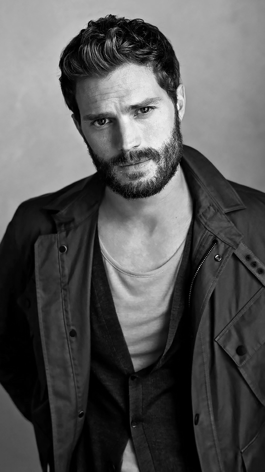 Jamie Dornan: A famous actor who is best known for starring in the Fifty Shades of Grey franchise. 1080x1920 Full HD Background.