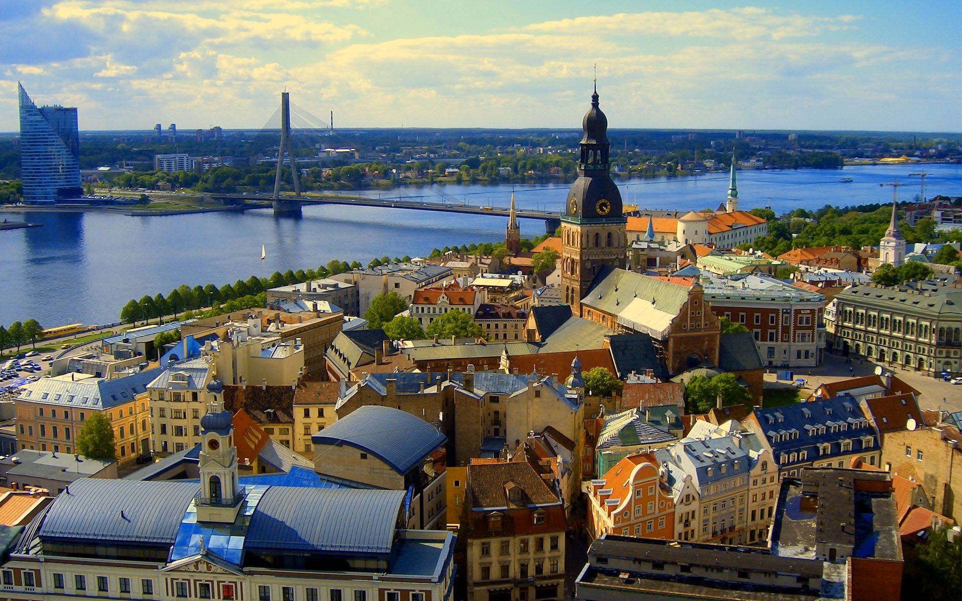 Riga, Latvia, Lucija Erasmus, Student experience, 1920x1200 HD Desktop