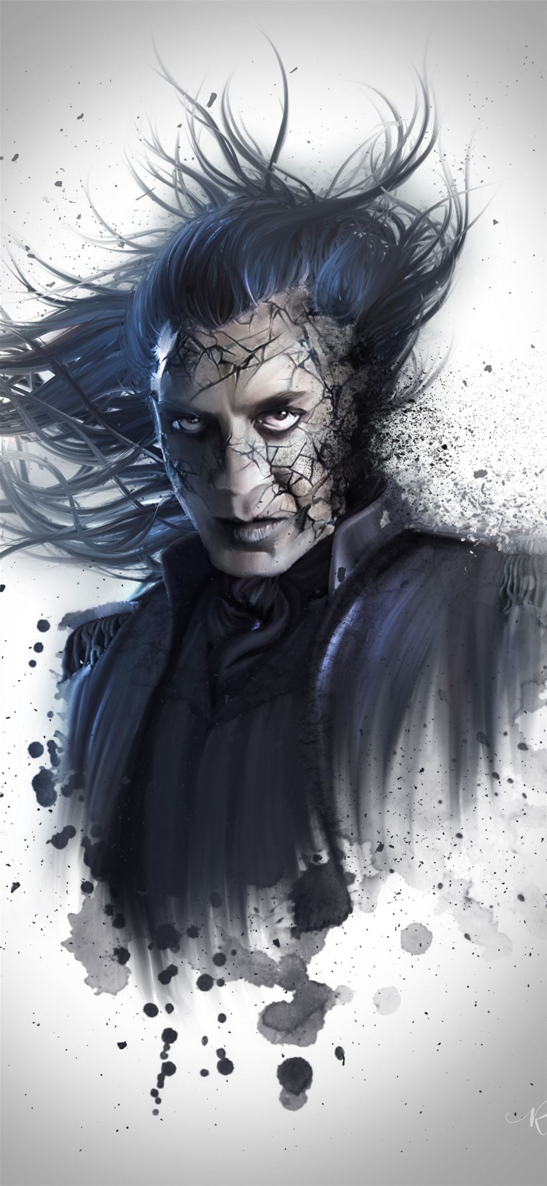 Javier Bardem (Captain Salazar): Academy Award®-winning actor as a ghost hunter. 1130x2440 HD Background.