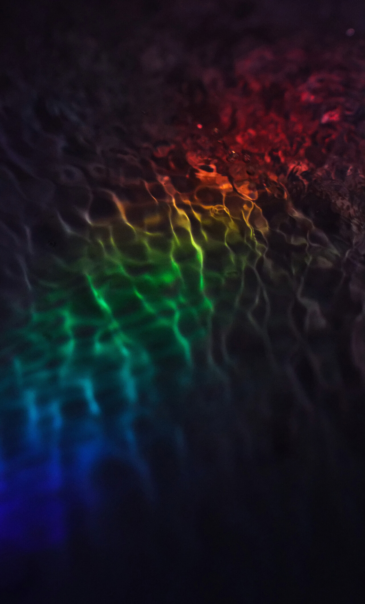 Rainbow Colors: Abstract multitone illustration, Liquid. 1280x2120 HD Wallpaper.