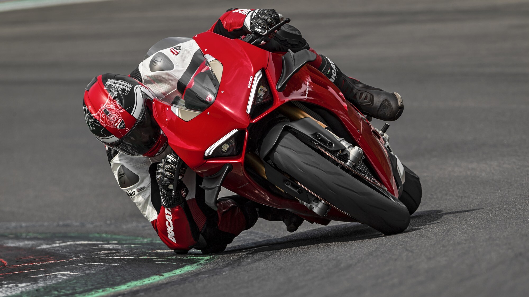 Ducati: 2020 Panigale V4, The company's 90° V-twins are known as Desmoquattro. 2000x1130 HD Wallpaper.