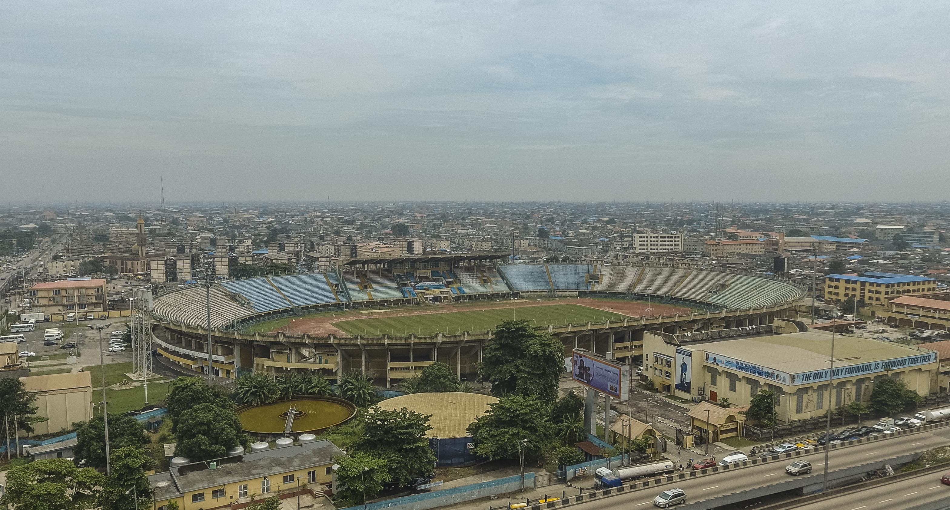 Lagos travels, Teslim Balogun Stadium, Sporting events, Football matches, 3140x1690 HD Desktop