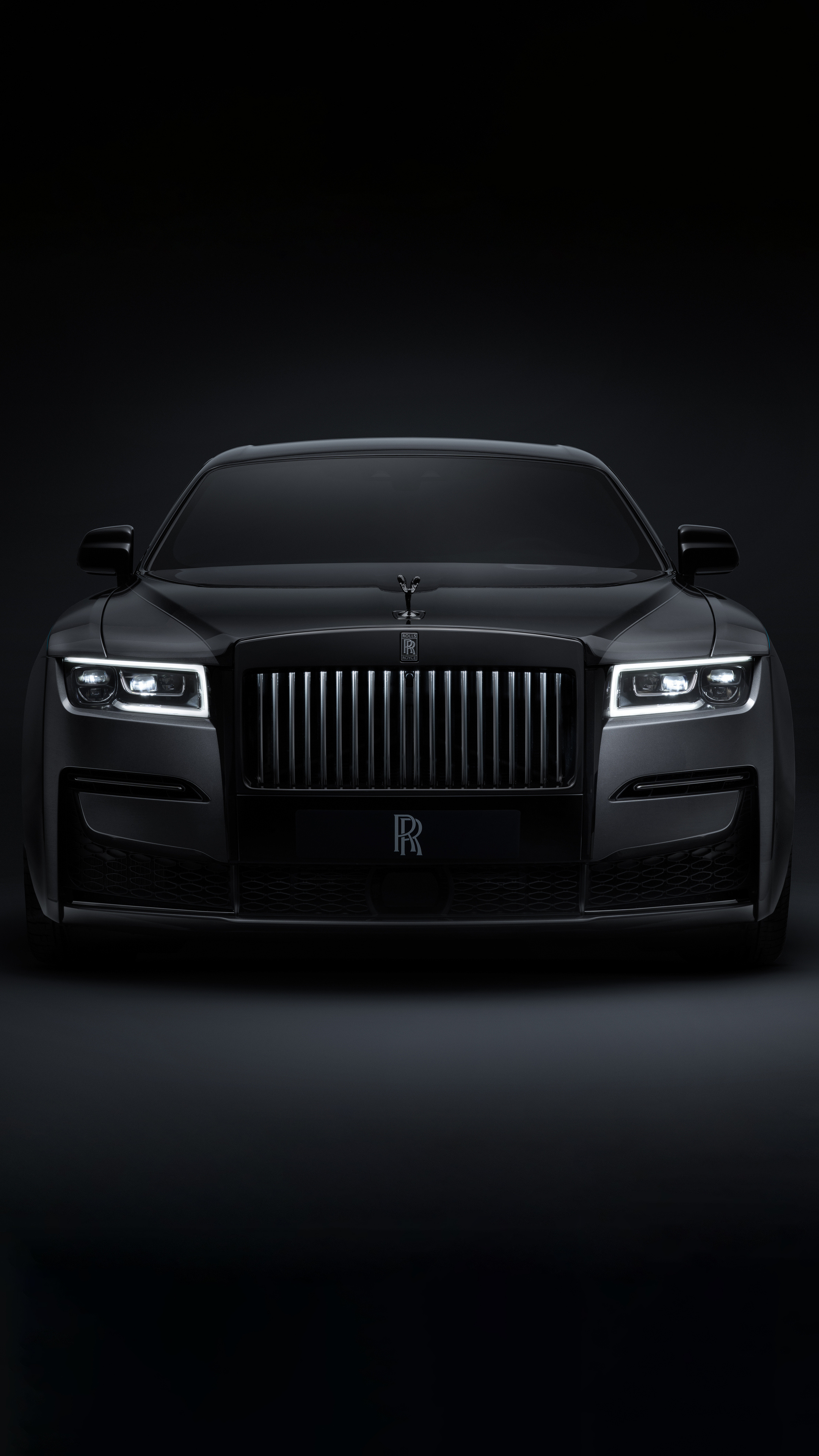 Rolls-Royce Ghost, Black badge luxury, 10k resolution, Stunning visuals, 2160x3840 4K Phone