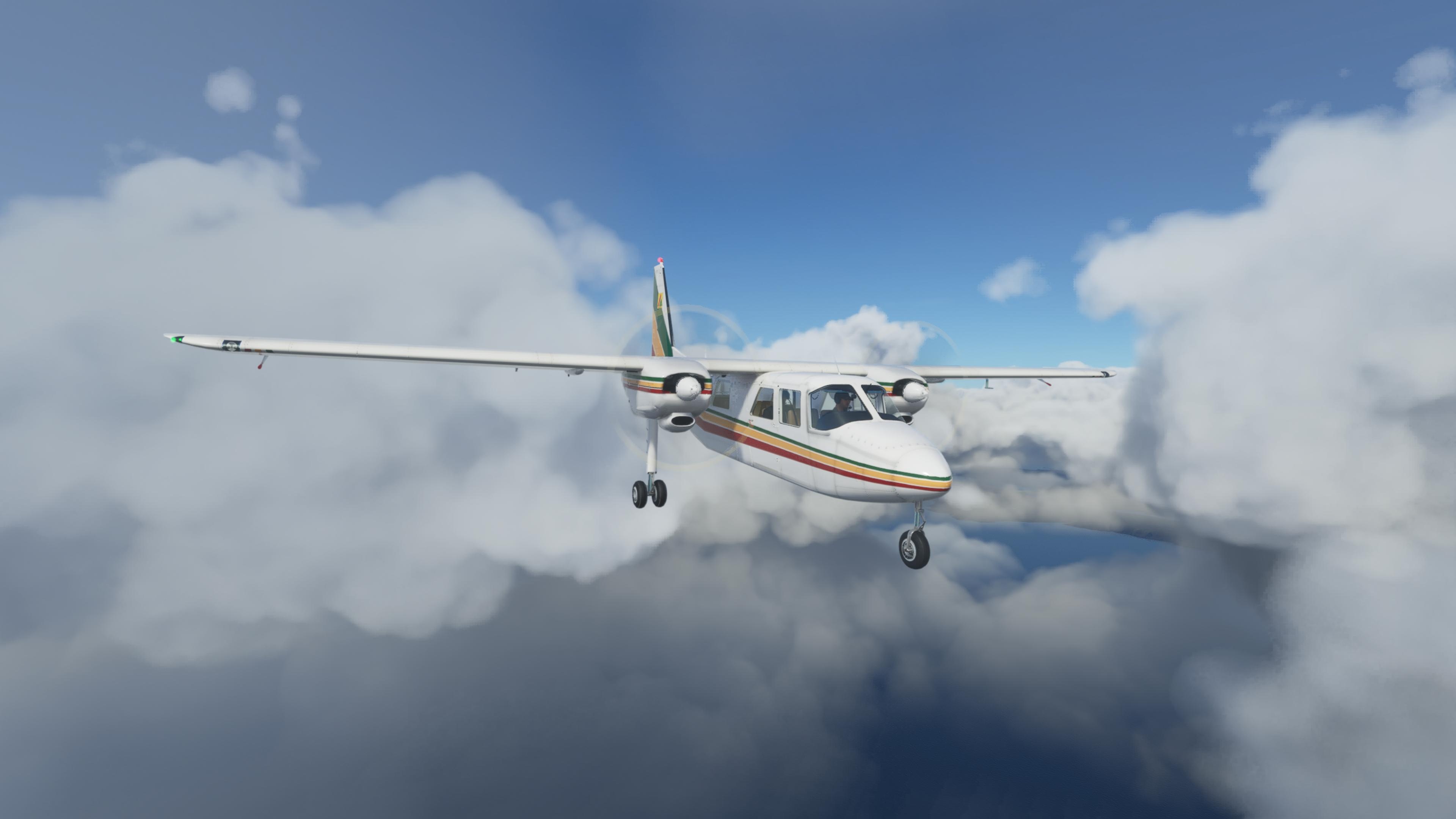 BN-2 Islander, Blackbox simulation, 3840x2160 4K Desktop
