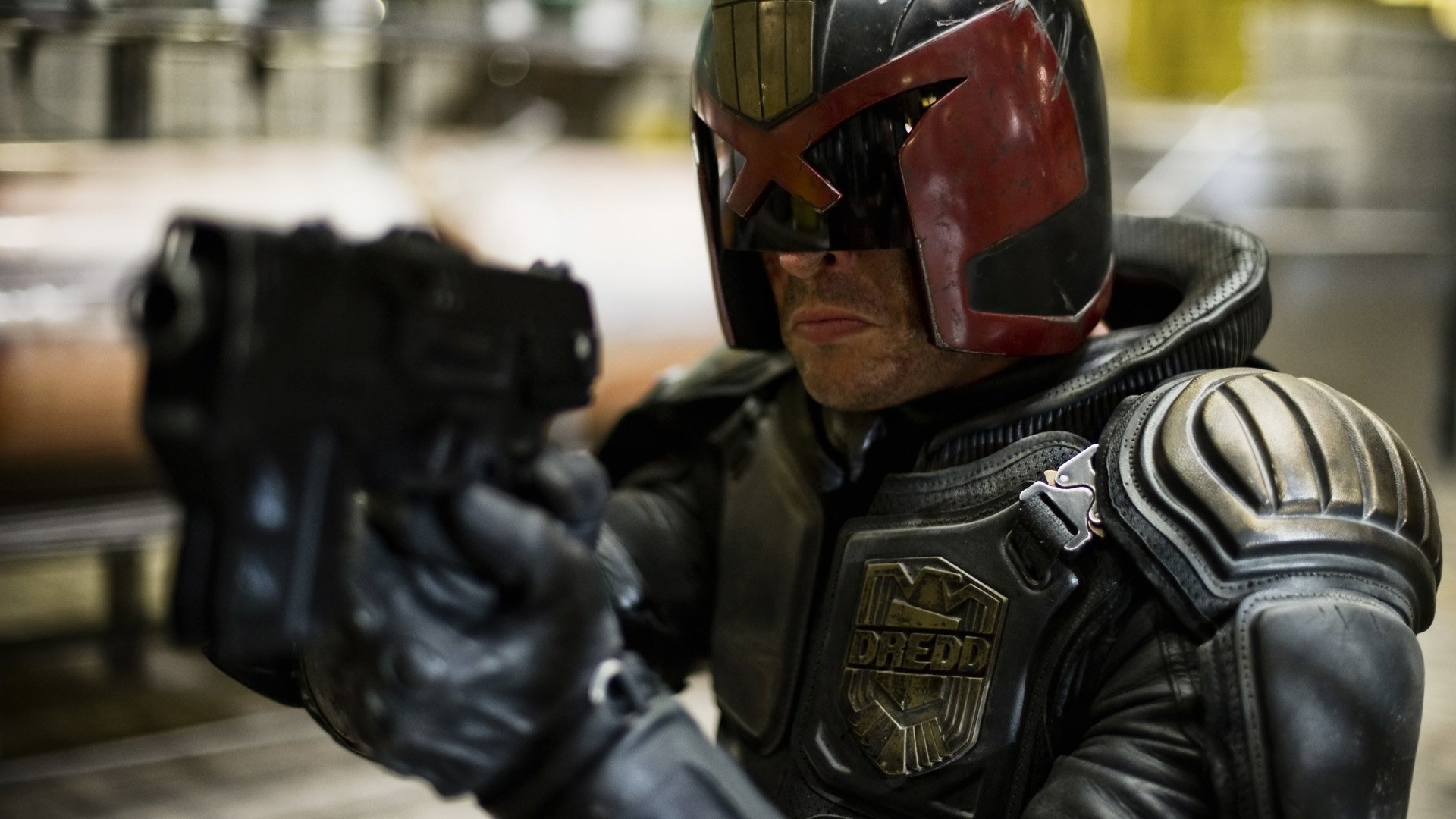 Dredd: The most feared and powerful member of an elite corps of Judges. 1920x1080 Full HD Background.
