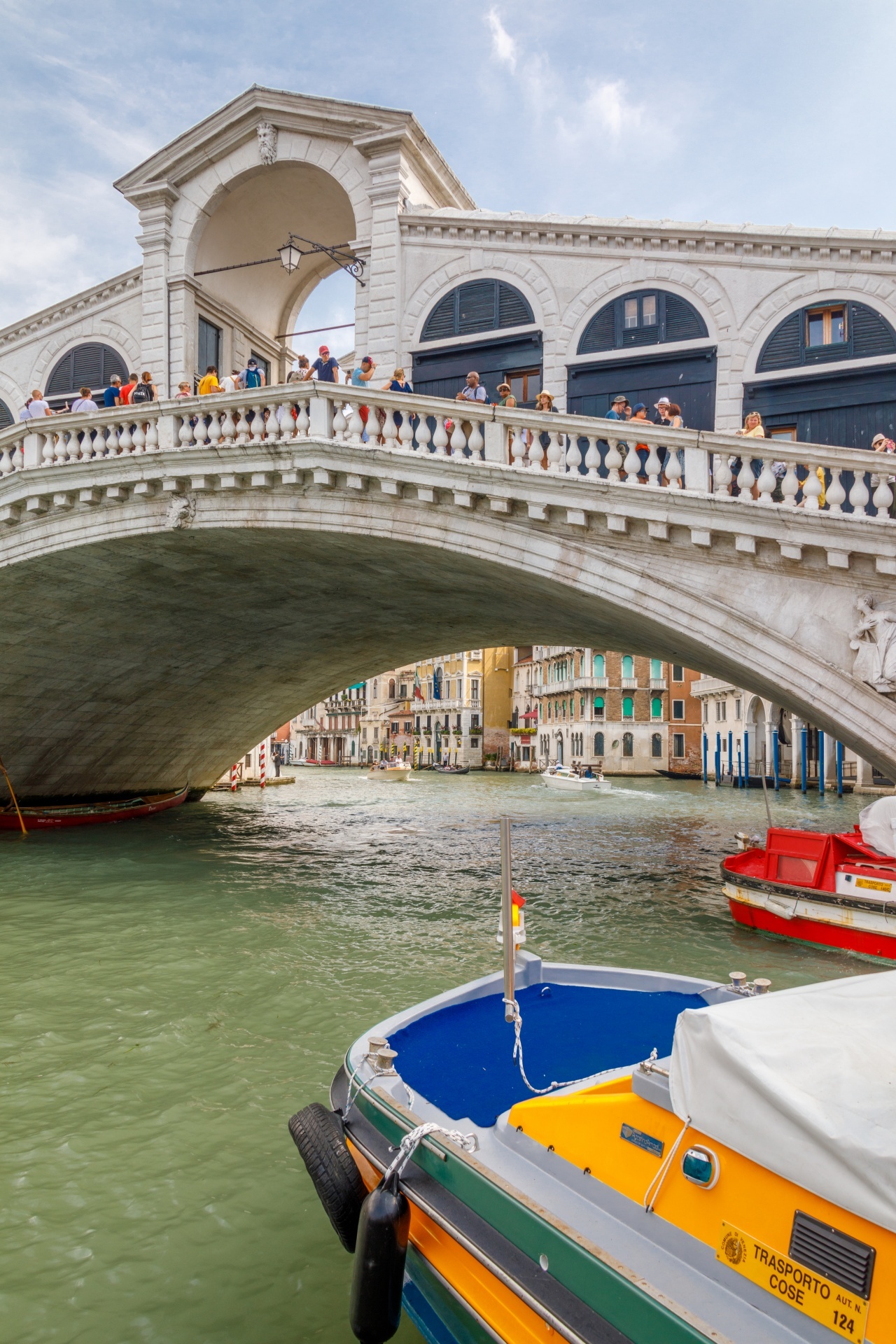 Rialto-Brücke in Venedig, 1280x1920 HD Handy