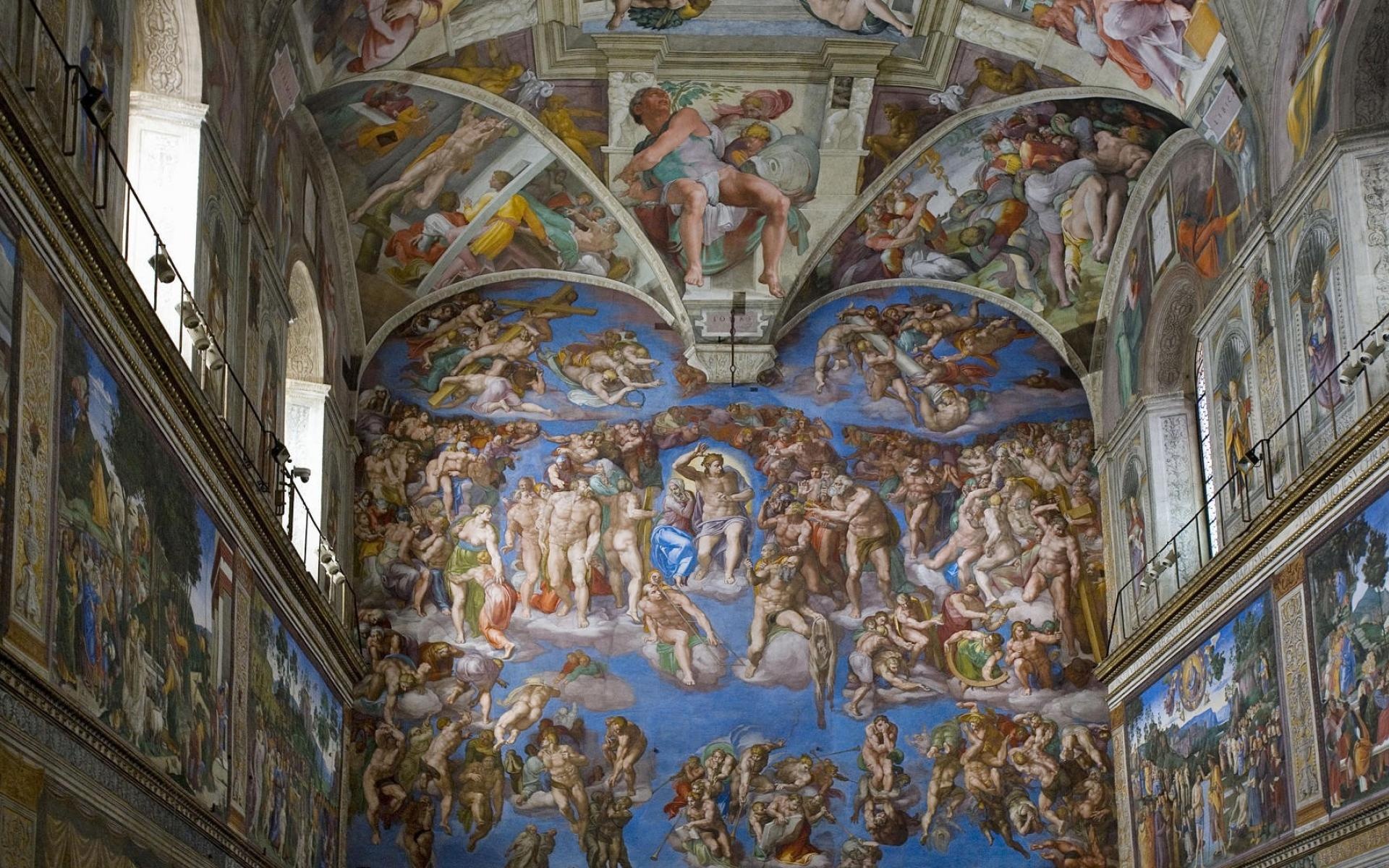 Michelangelo, Sistine Chapel, HD backgrounds, Top free, 1920x1200 HD Desktop