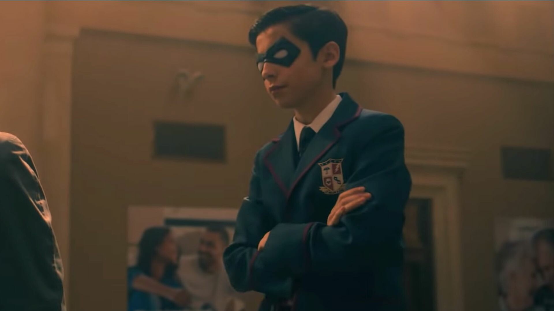 The Umbrella Academy: Aidan Gallagher, Starring as a character Number Five. 1920x1080 Full HD Wallpaper.