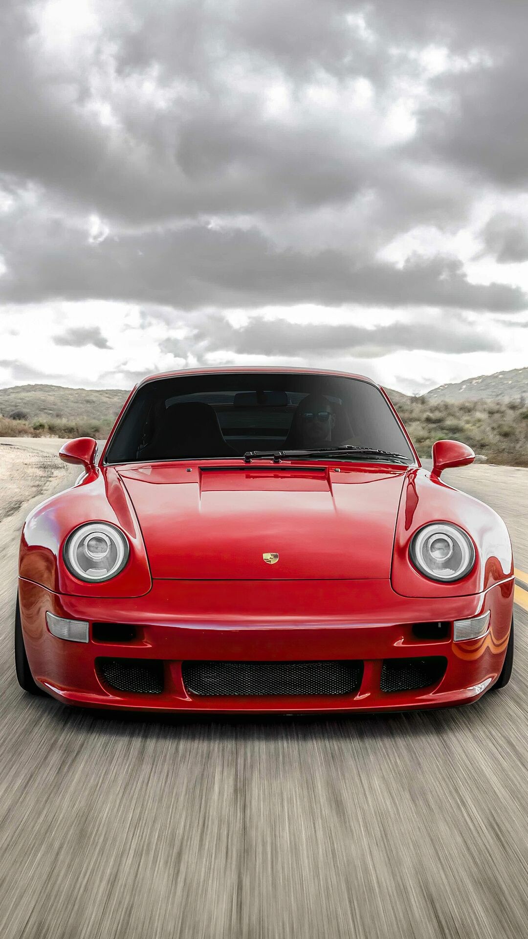 Porsche: 993, Every part of the car was designed from the ground up, including the engine and only 20% of its parts were carried over from the previous generation. 1080x1920 Full HD Wallpaper.