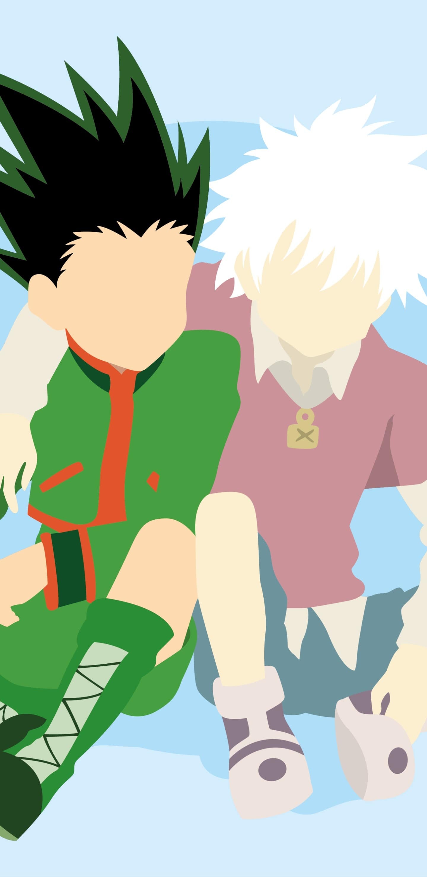 Gon and Killua: A 62-episode anime television series produced by Nippon Animation and directed by Kazuhiro Furuhashi. 1440x2960 HD Wallpaper.