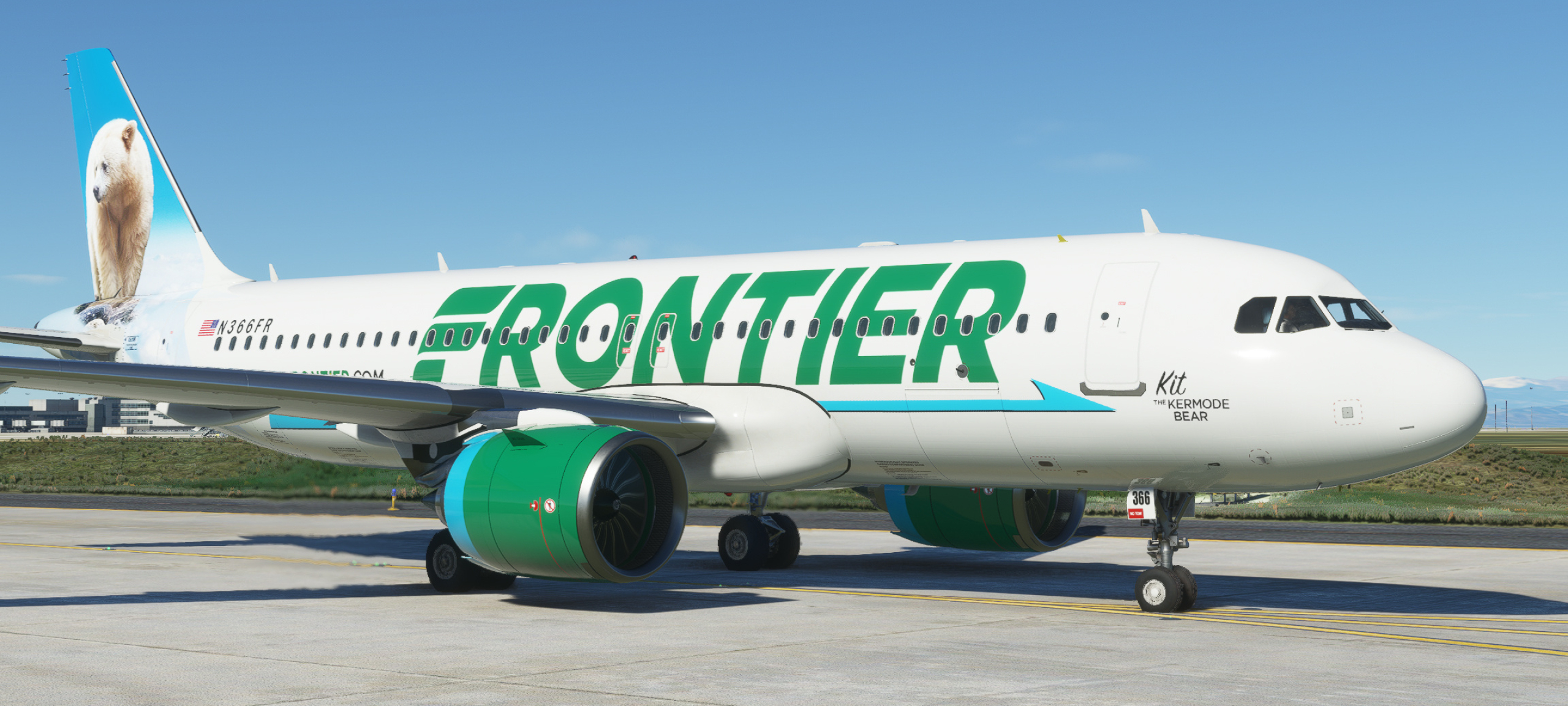Frontier Airlines, Avsim screenshots, Community forum, 2560x1160 Dual Screen Desktop