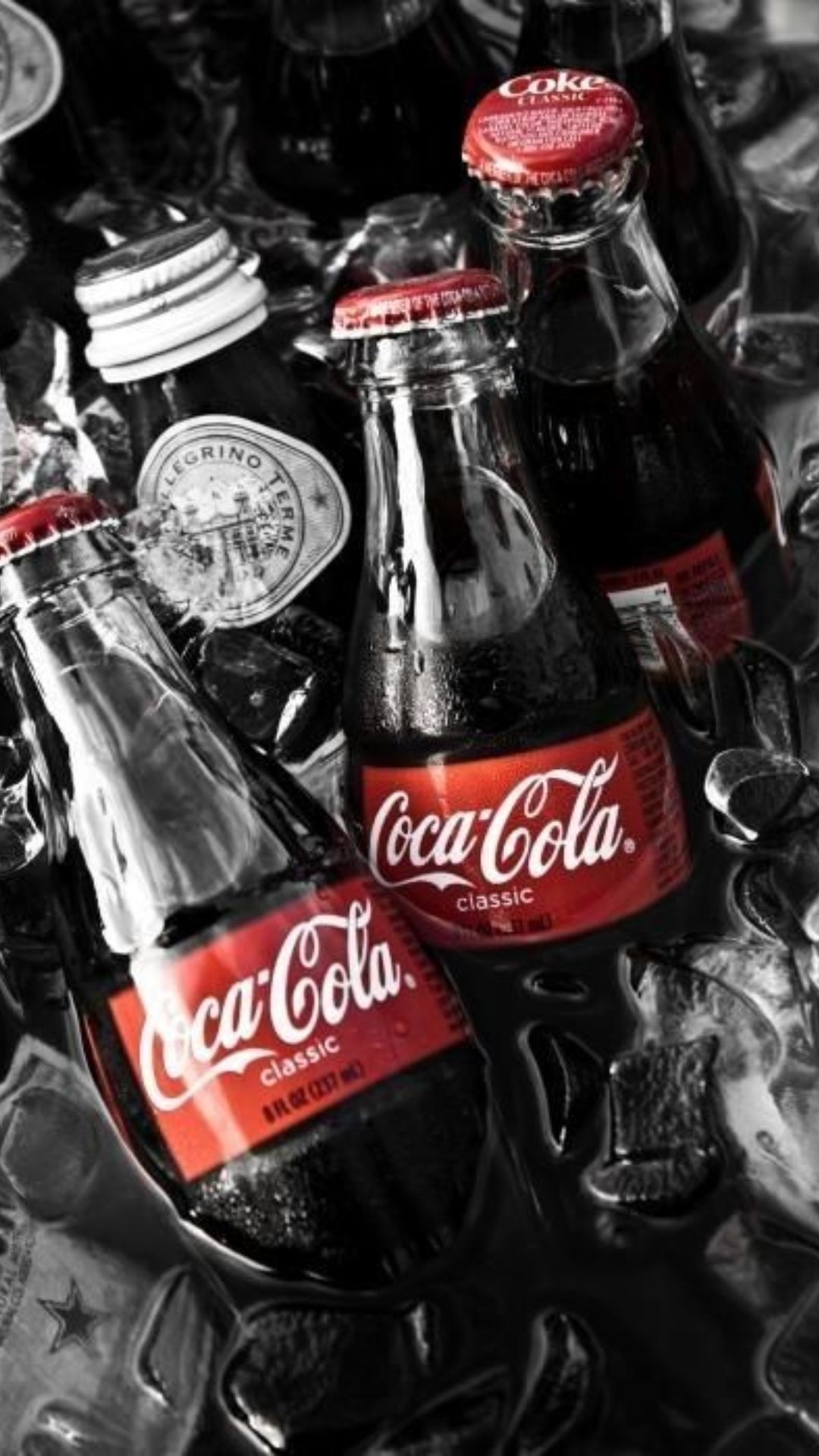 Coca-Cola: The original version contained extracts from the Coca leaf and Kola nuts for caffeine. 1080x1920 Full HD Wallpaper.