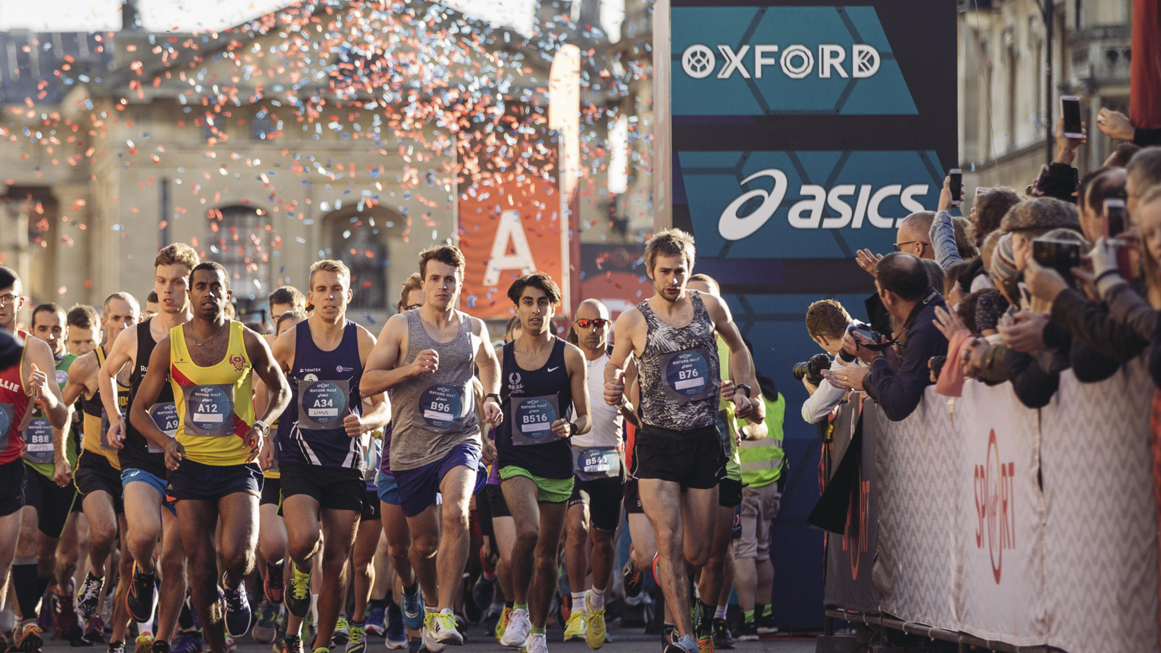 Marathon: Sports, Oxford Half Marathon 2022, Running in Oxford, Running race. 3840x2160 4K Background.