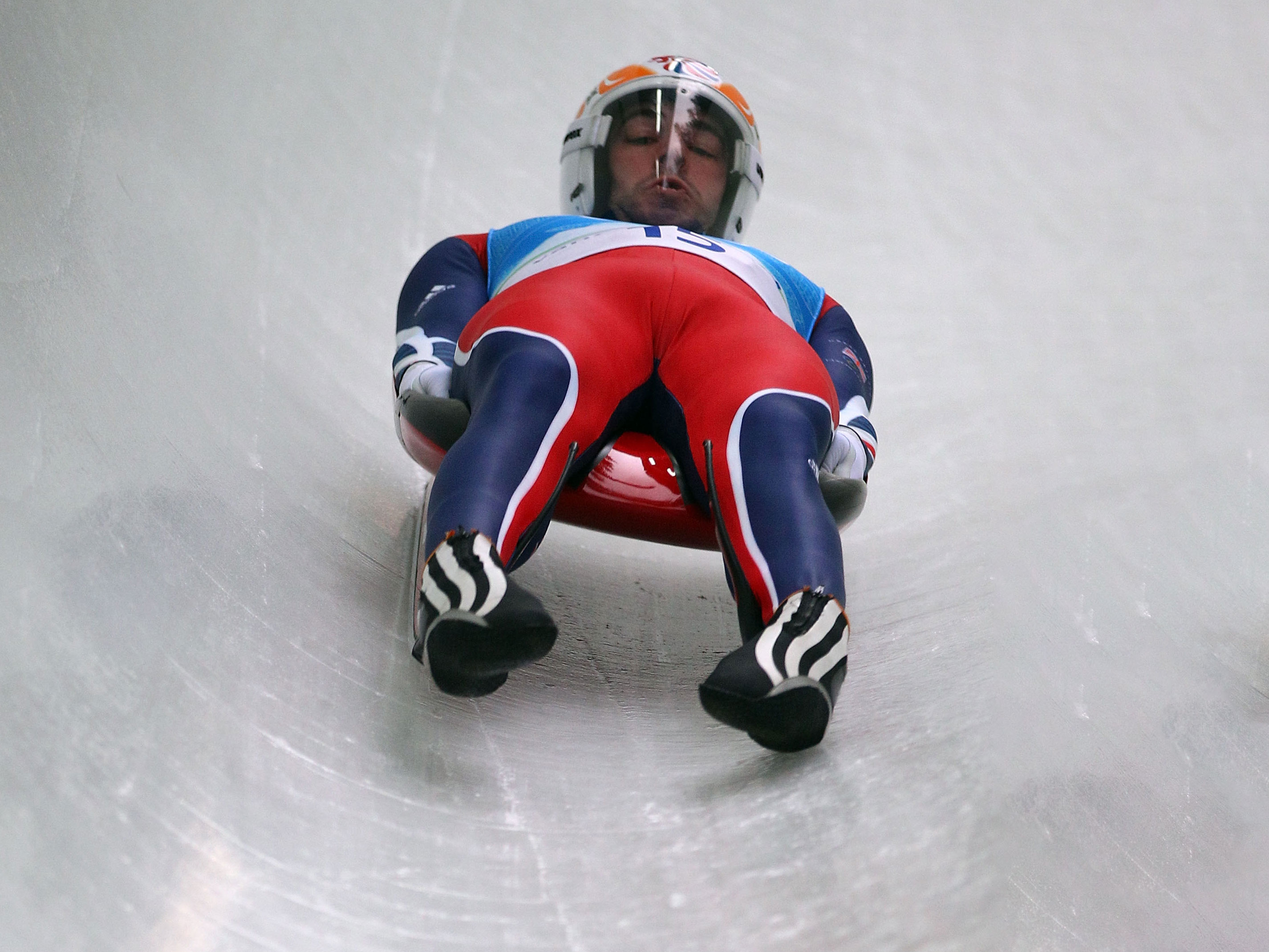 Luge: A British luger, Professional winter sports athlete, Competitive sport. 2860x2140 HD Wallpaper.