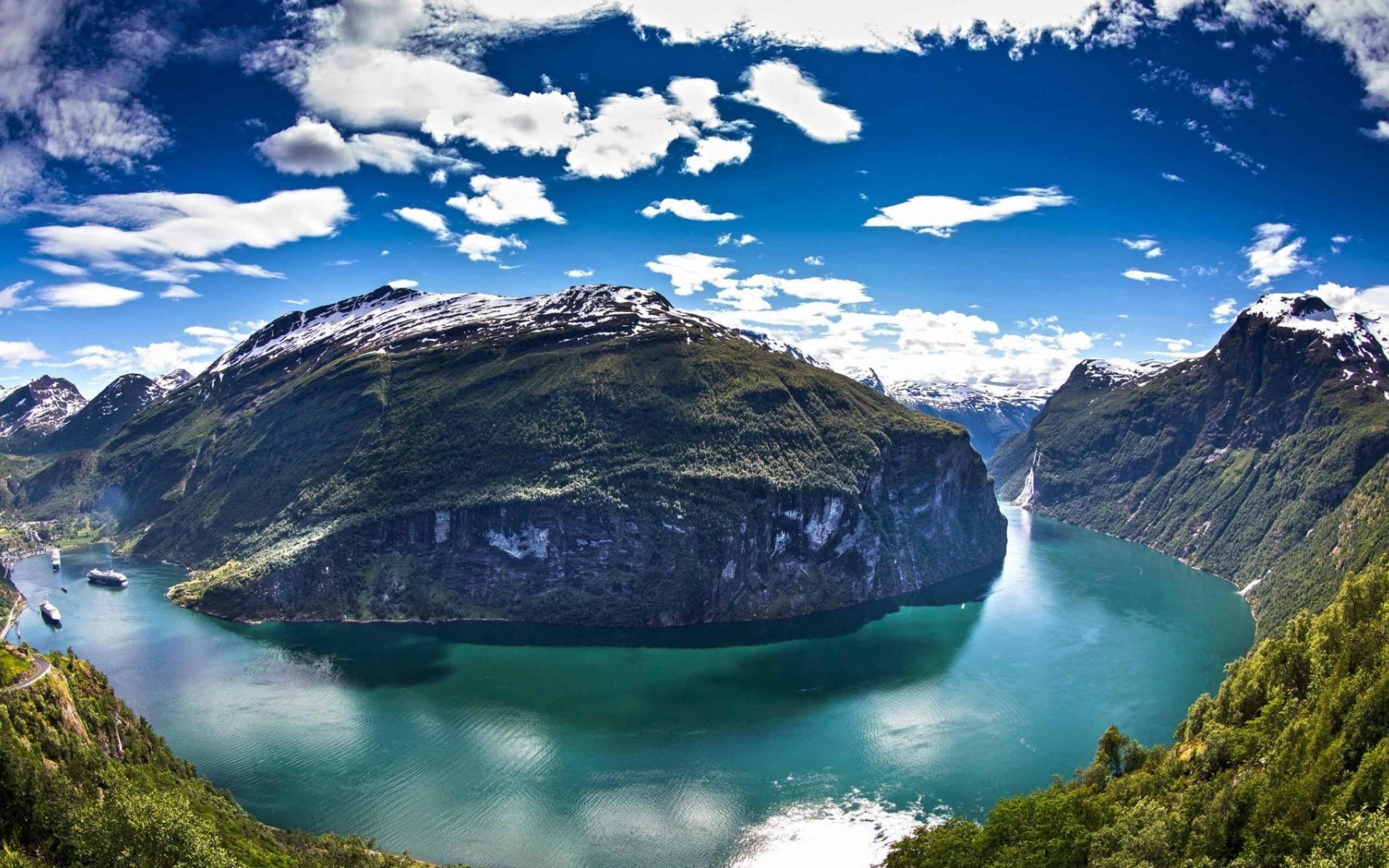 Norwegian Fjords, Desktop wallpapers, Stunning backgrounds, Norway's allure, 2560x1600 HD Desktop