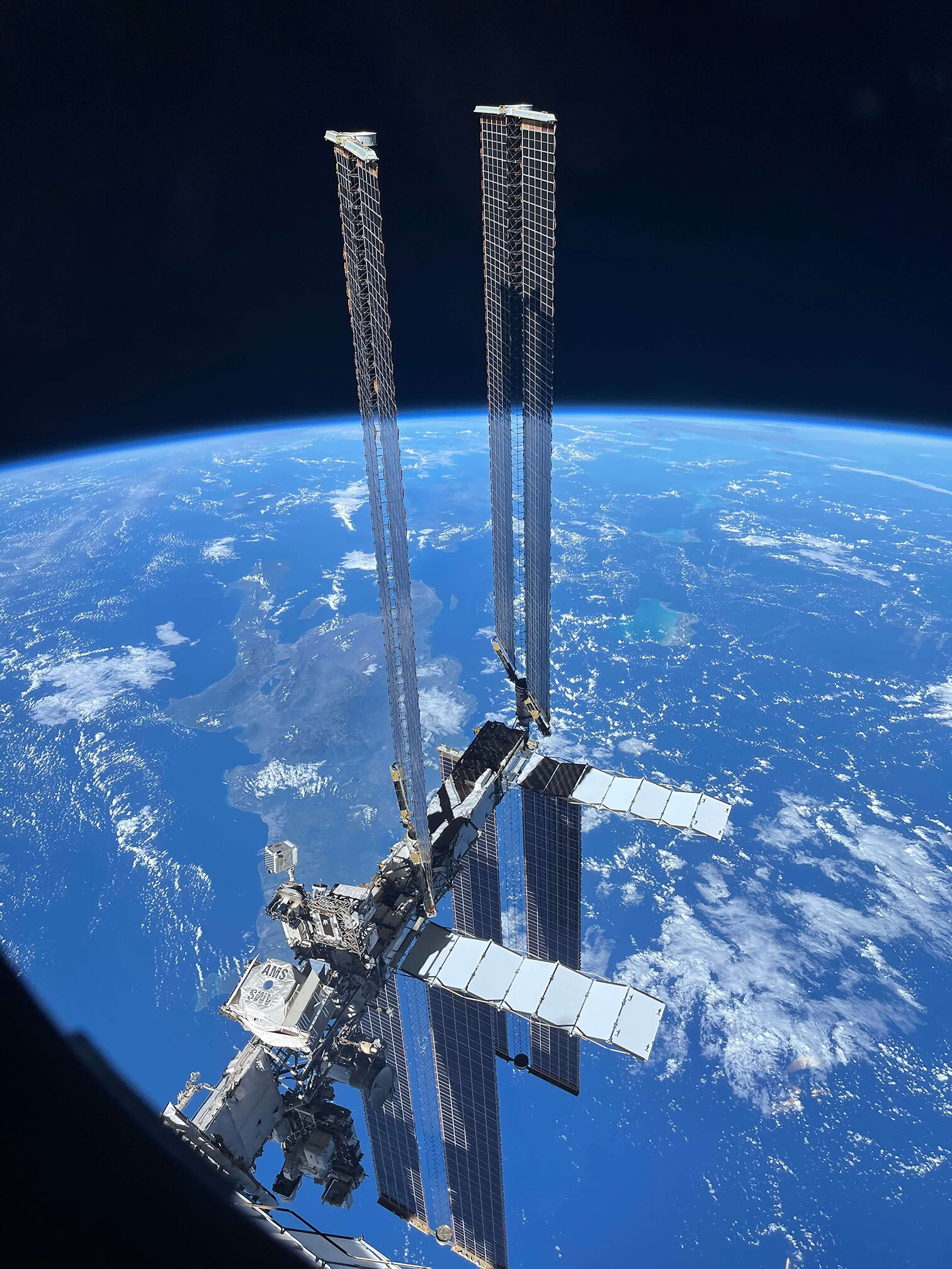 Space Station: ISS, the largest manmade body in the low Earth orbit, Solar System. 1520x2020 HD Wallpaper.