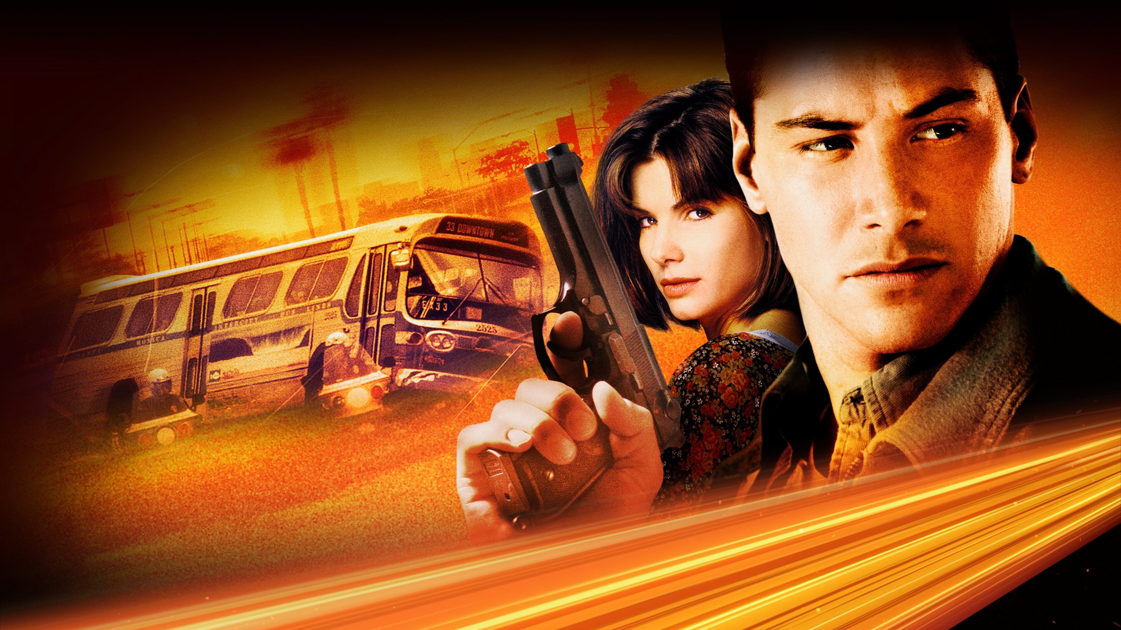 Speed (Movie 1994): Winner of the 1995 Oscars for Best Sound Effects Editing and Best Sound. 3840x2160 4K Wallpaper.