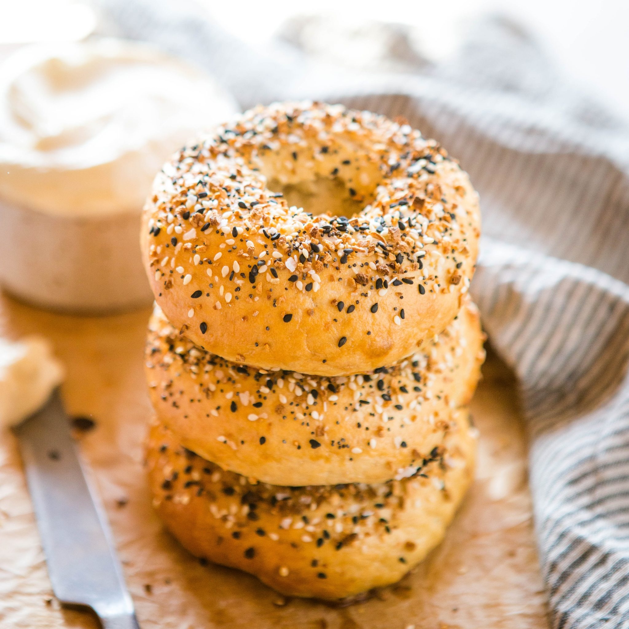 Easy homemade everything bagels, Quick recipe, No-fuss preparation, Homemade satisfaction, 2050x2050 HD Phone