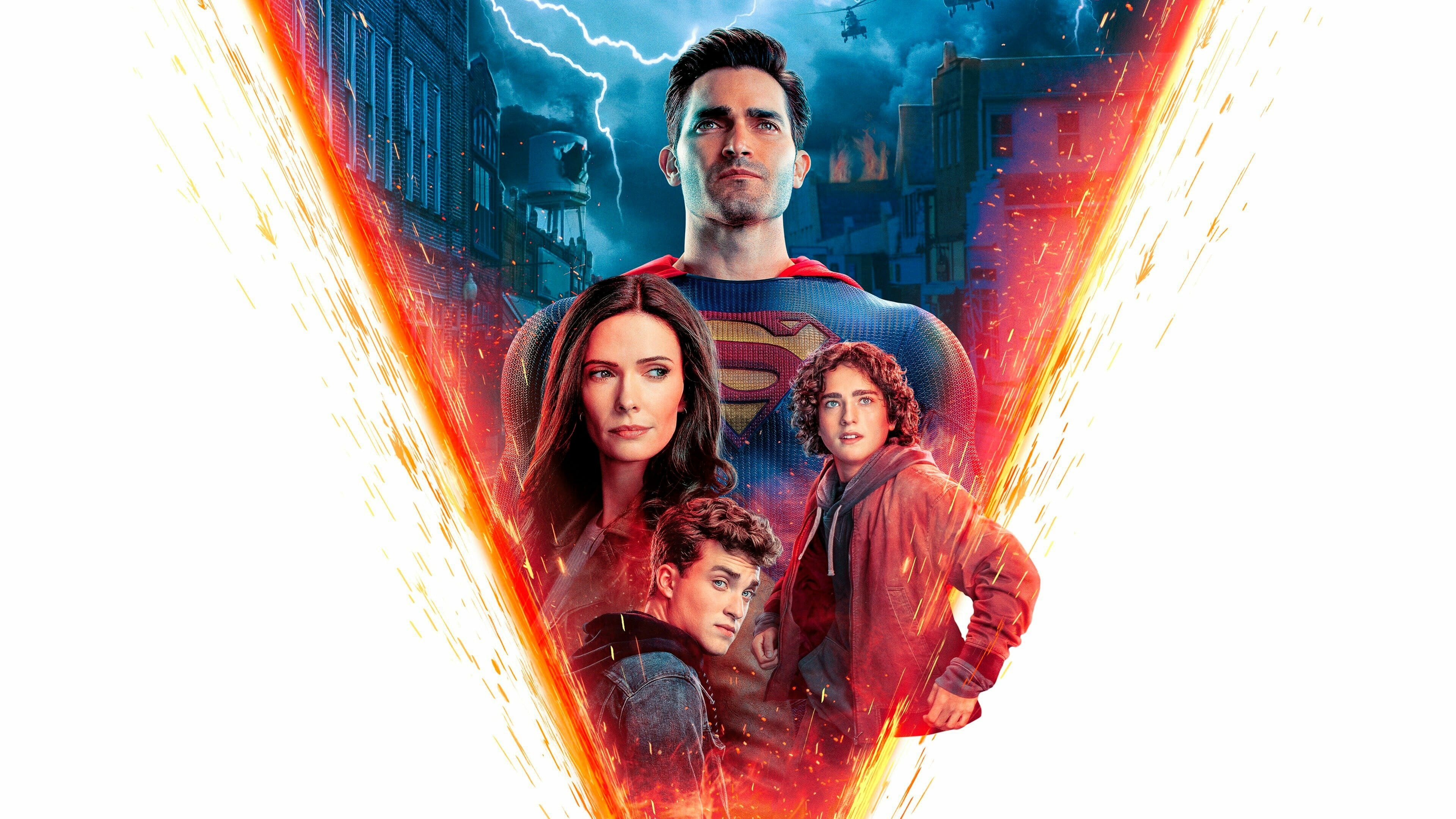 Superman and Lois (TV Series): The show stars Erik Valdez, Inde Navarrette, Wole Parks, Adam Rayner, Dylan Walsh, and Sofia Hasmik. 3840x2160 4K Background.