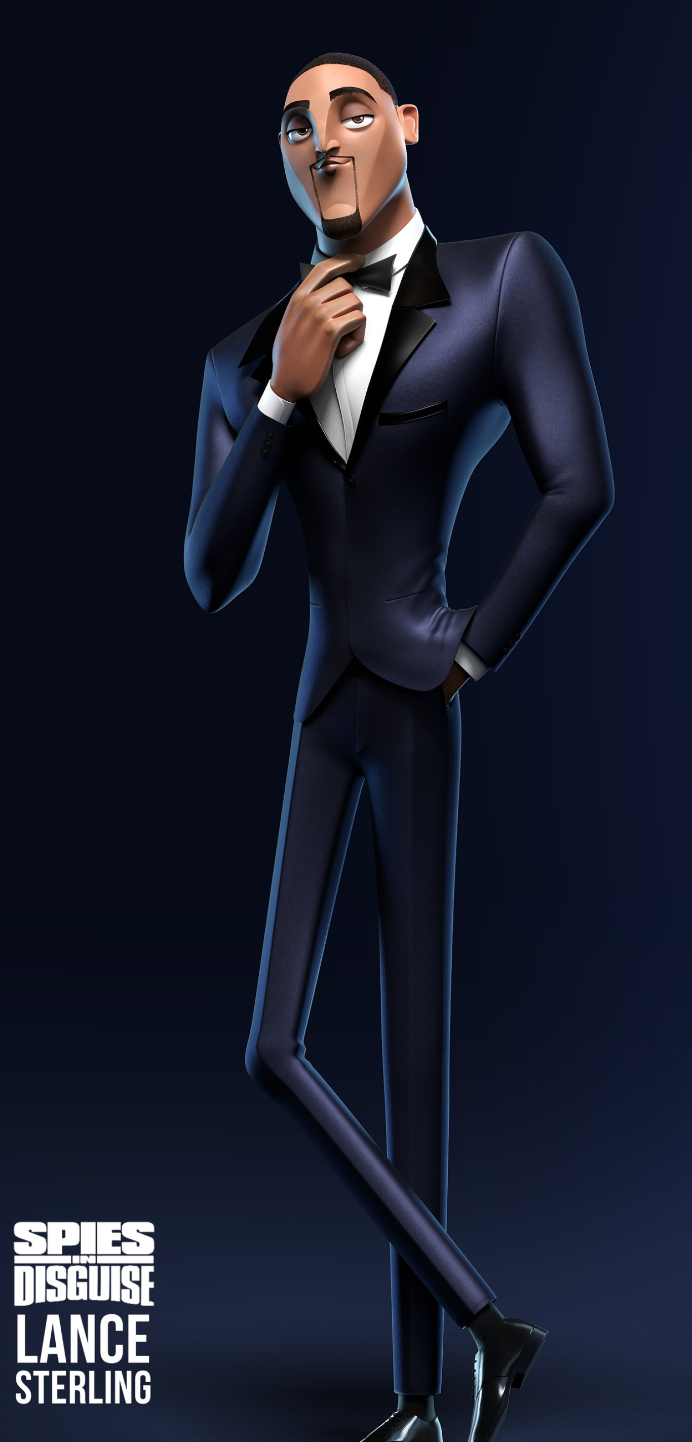 Spies in Disguise Animation, Lance Sterling character art, 3D CG Society, Stunning character design, 1370x2850 HD Phone