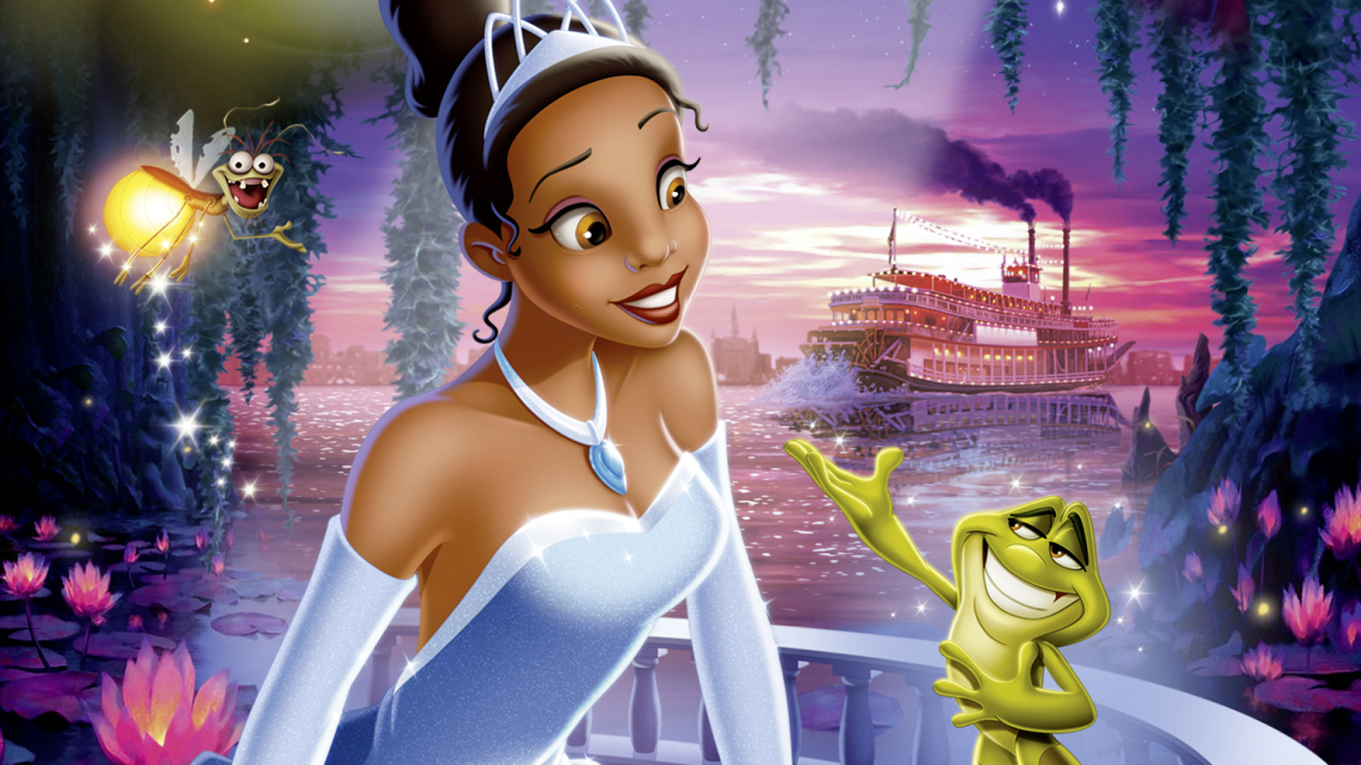 Tiana, The Princess and the Frog formation, Music reimagination, 1920x1080 Full HD Desktop
