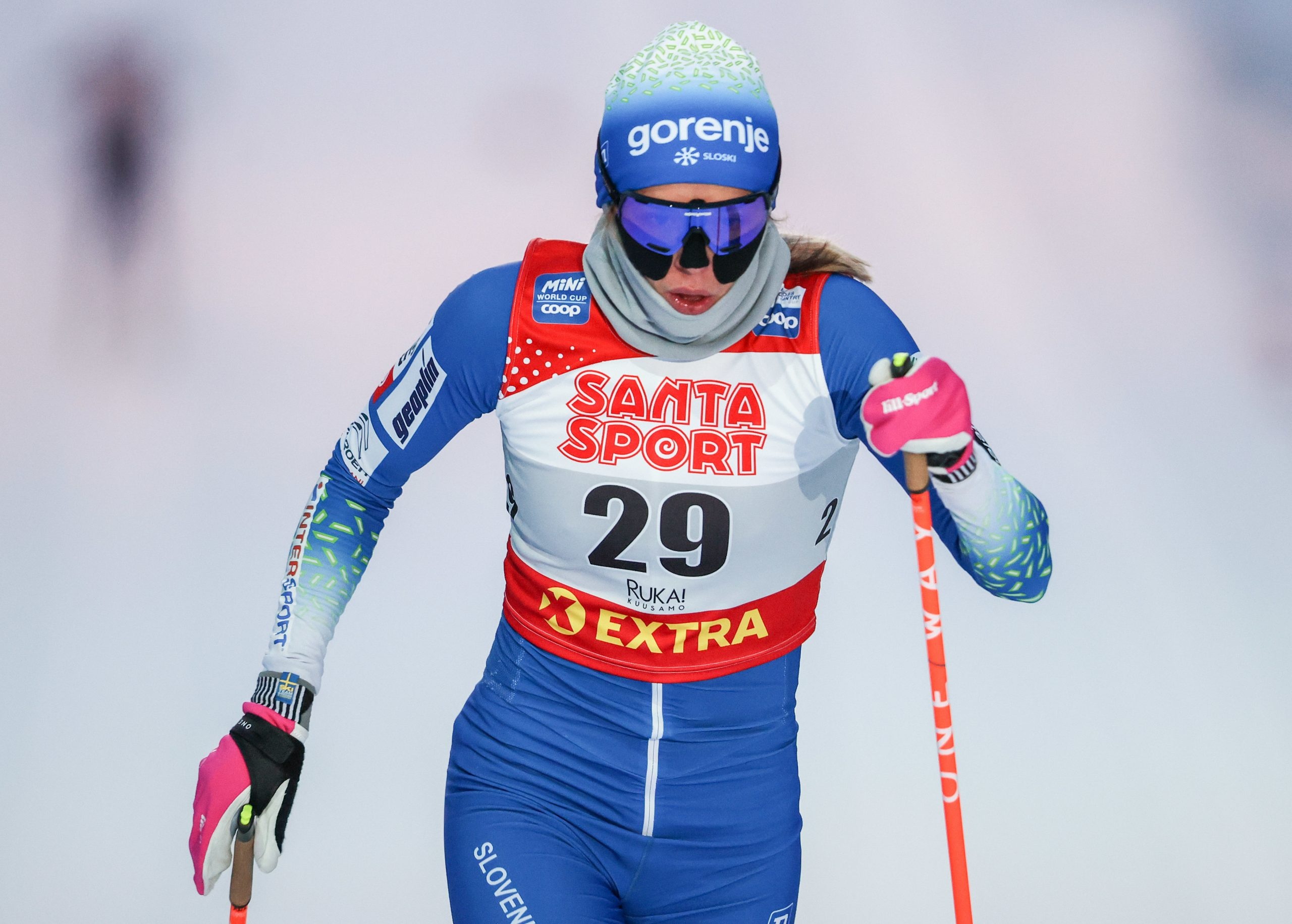 Anamarija Lampic, Outstanding performance, Skiing in Lahti, Slovenian athlete, 2560x1840 HD Desktop