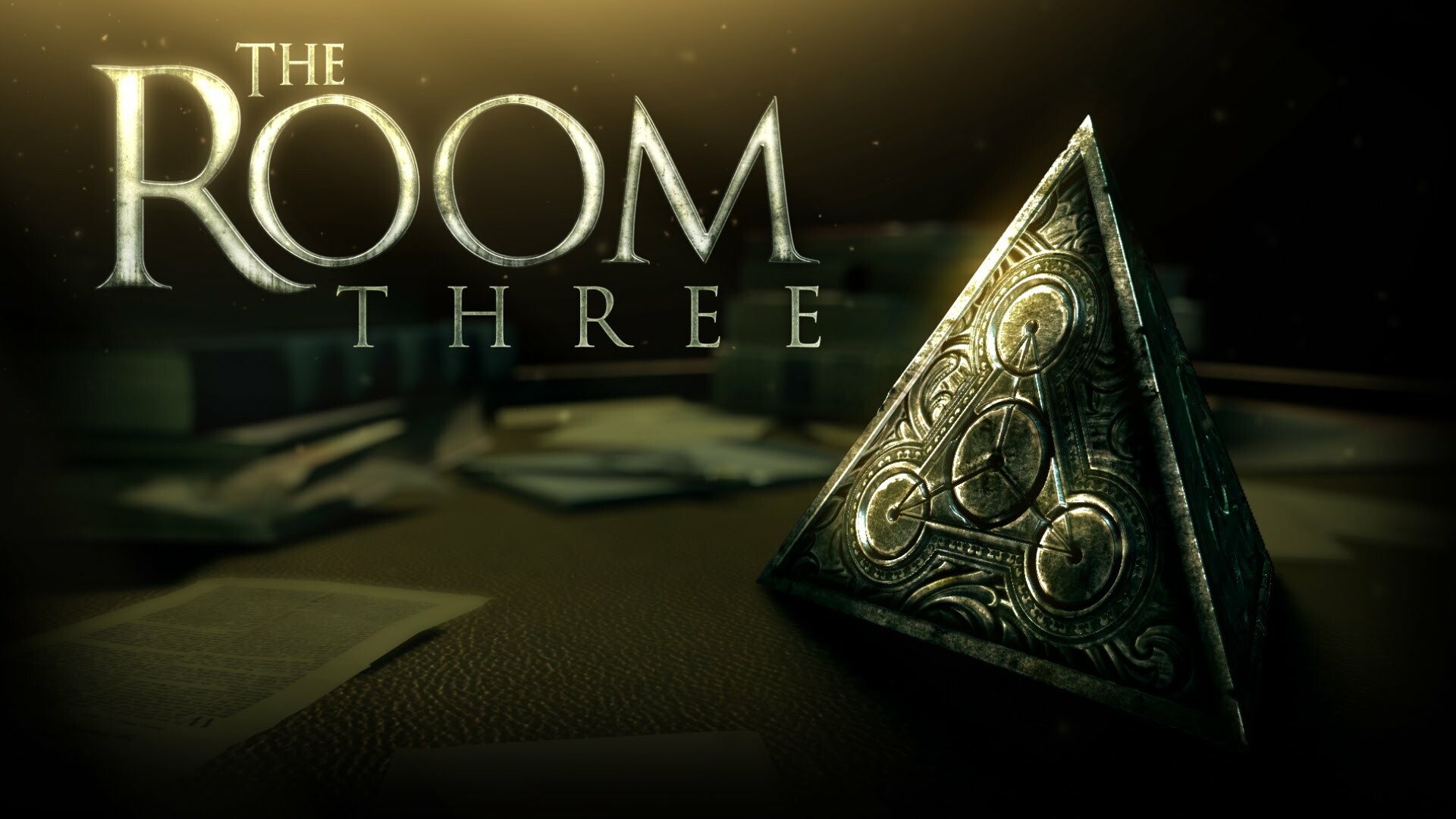 The Room: The game uses a variety of motions enabled by mobile device touchscreens to simulate actions in real life, such as looking around the device, turning keys, and activating switches. 1920x1080 Full HD Background.