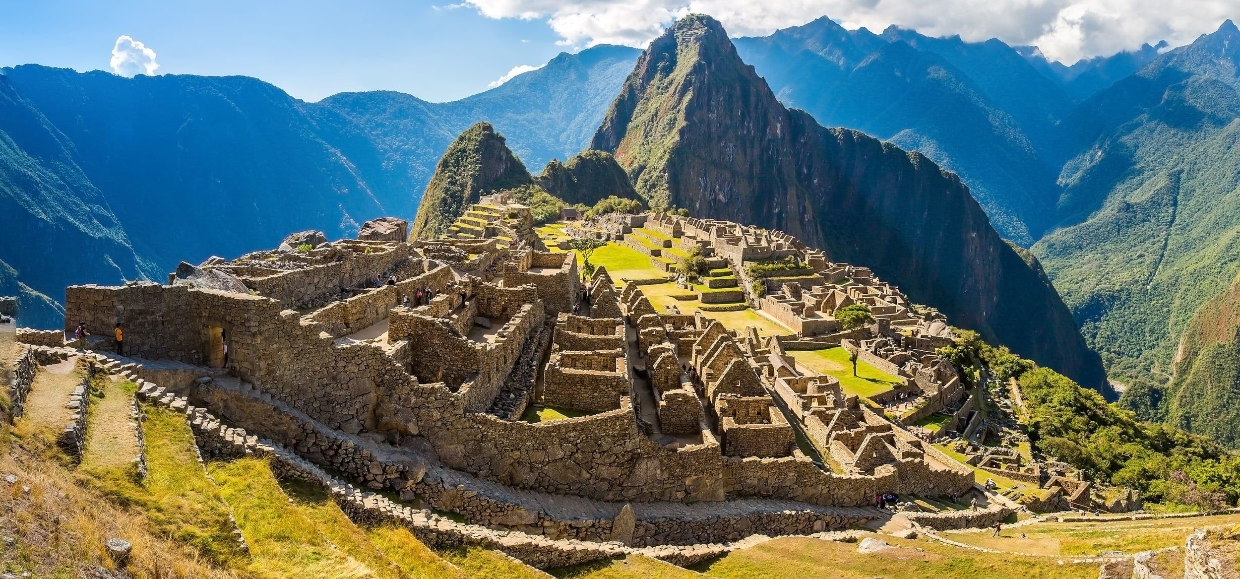 Machu Picchu wallpapers, Historical wonder, Ancient civilization, Inca Trail, 2500x1170 Dual Screen Desktop