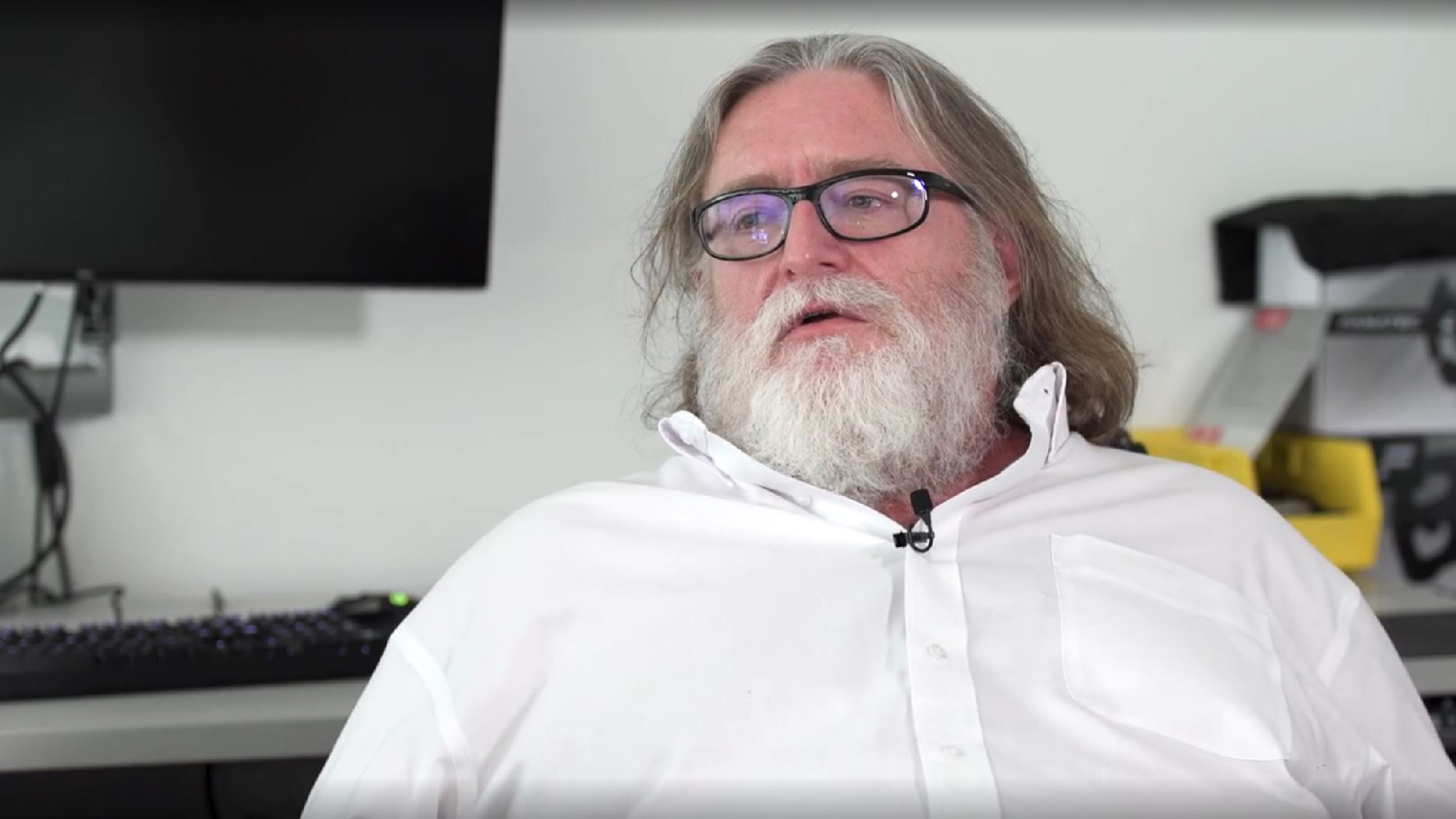 Gabe Newell (Gaming), Valve founder, Artificial intelligence, 1920x1080 Full HD Desktop