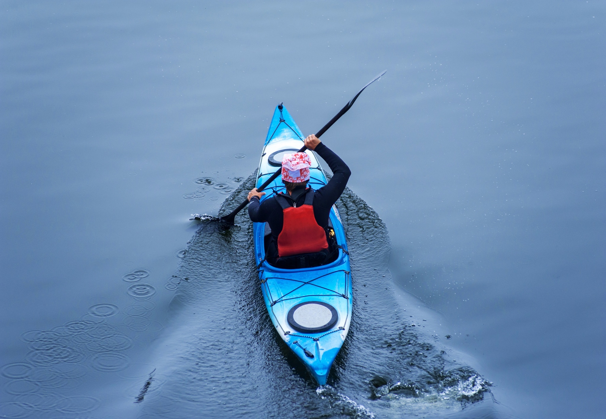 Kayaking: Kayaker uses a double-bladed paddle to navigate over the water, Active sport. 2050x1420 HD Wallpaper.