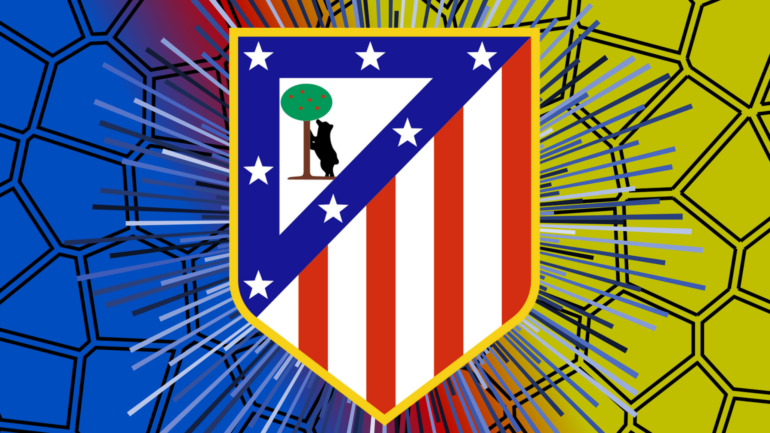 Atletico Madrid: The team have won the Copa del Rey on ten occasions. 2560x1440 HD Wallpaper.
