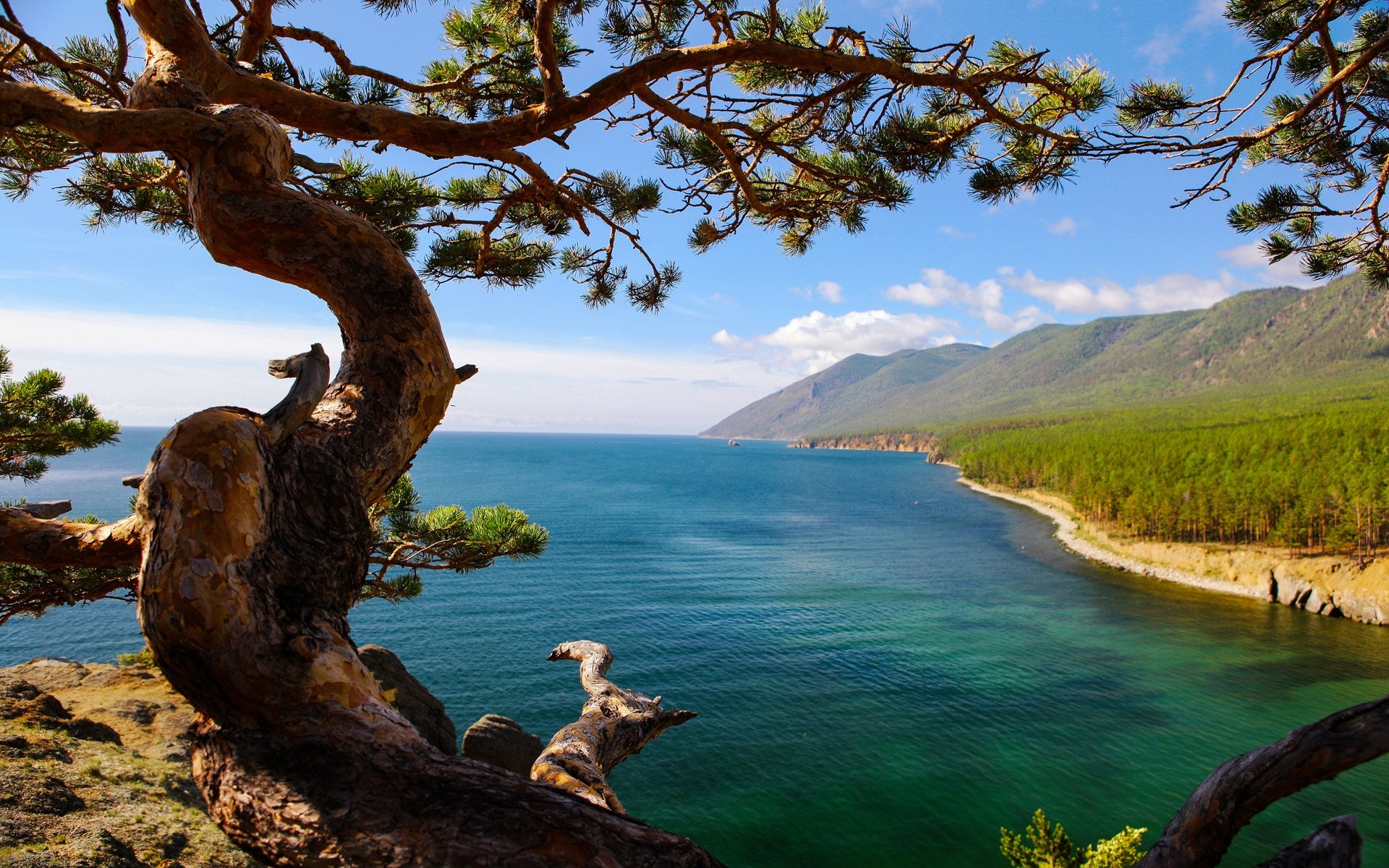 Lake Baikal Windows 10 theme, Stunning wallpaper, Russia's pristine beauty, Desktop customization, 1920x1200 HD Desktop