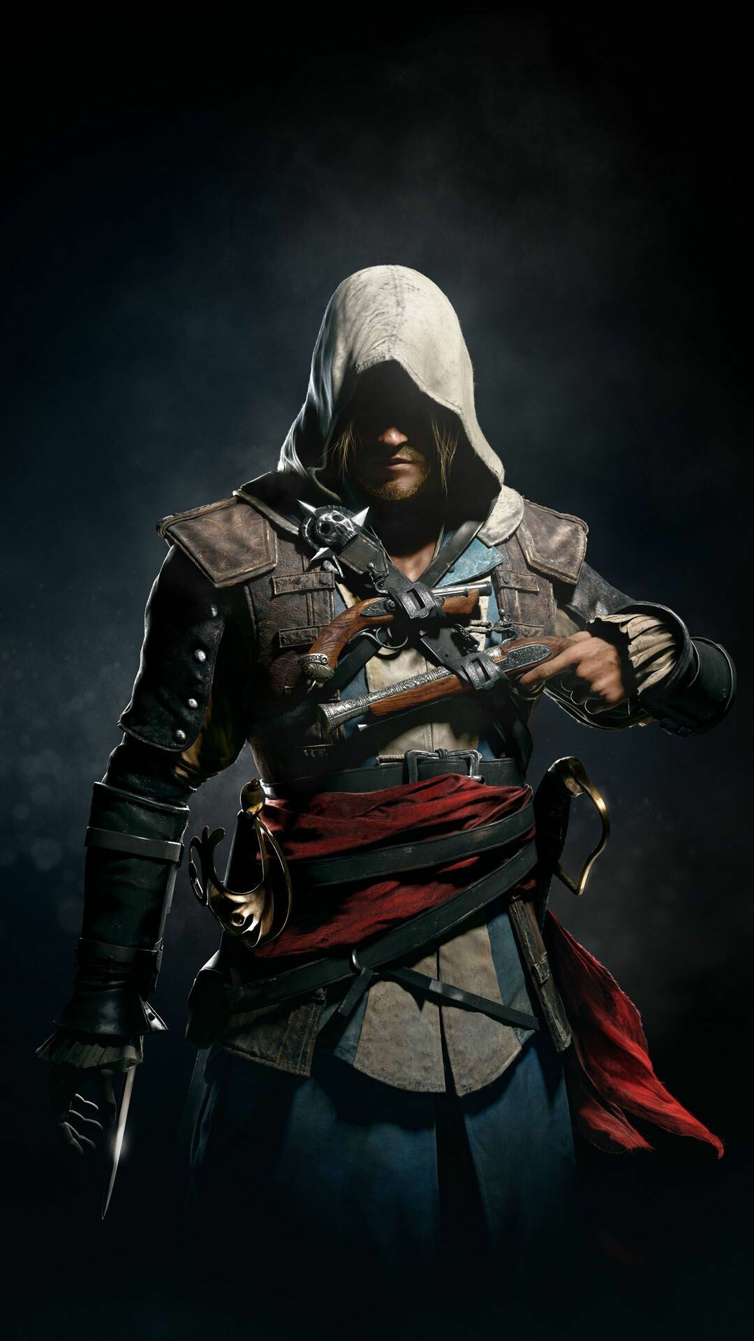 Assassin's Creed: Edward Kenway, A fictional character in Ubisoft's video game franchise. 1080x1920 Full HD Wallpaper.