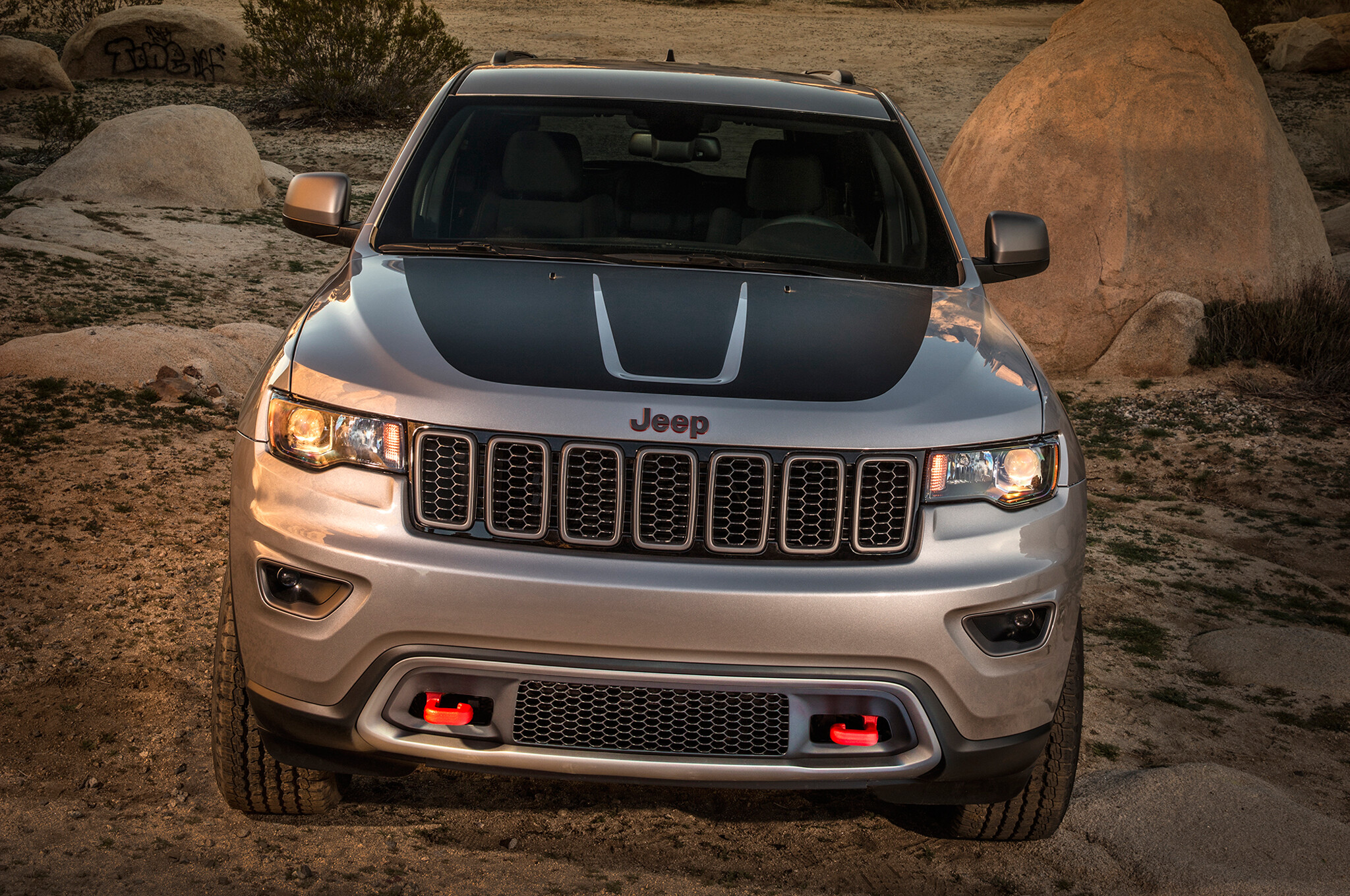Jeep Grand Cherokee: Jeep's mid-size SUV model, Advanced off-road capability. 2050x1360 HD Wallpaper.