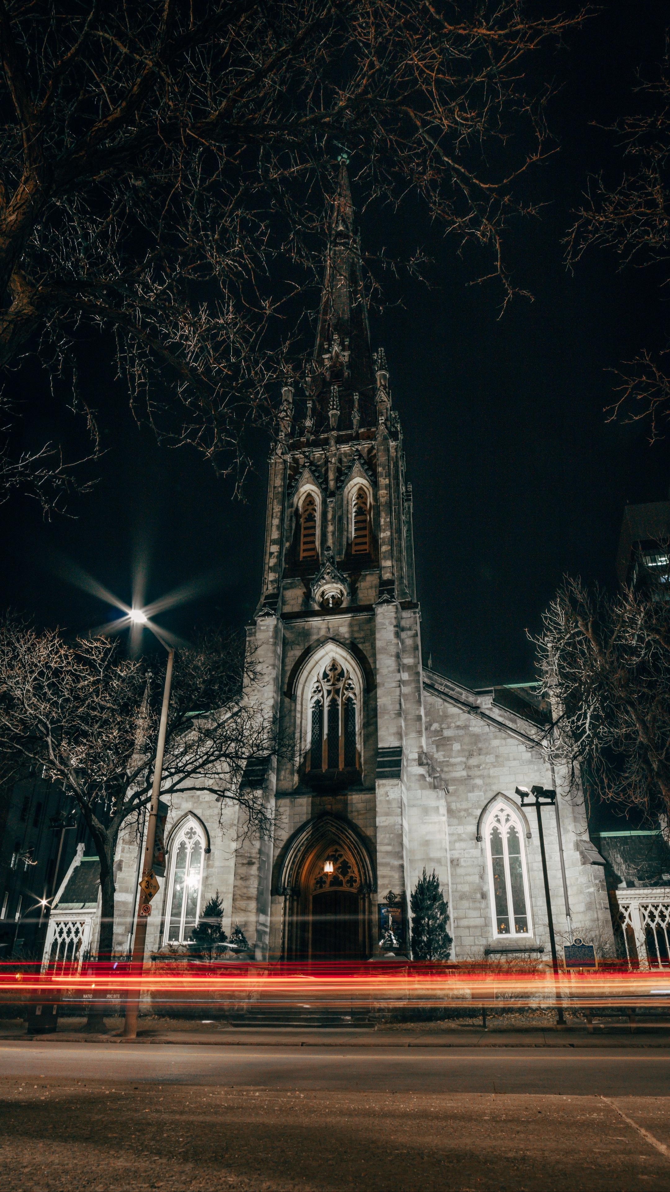 Cathedral: Medieval Gothic architecture, A Catholic church that contains the cathedra. 2160x3840 4K Wallpaper.