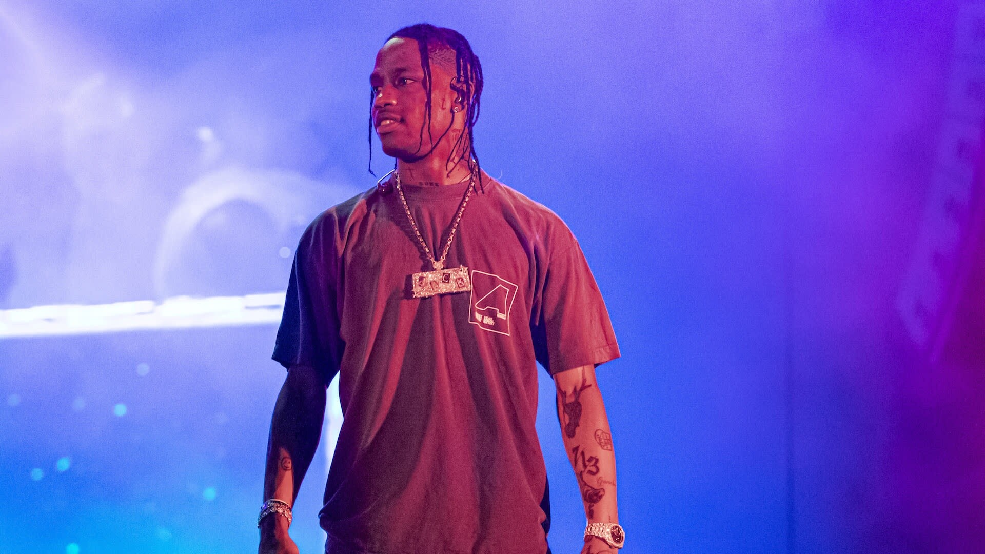 Travis Scott: One of the highest-paid rappers, Birds in the Trap Sing McKnight. 1920x1080 Full HD Background.