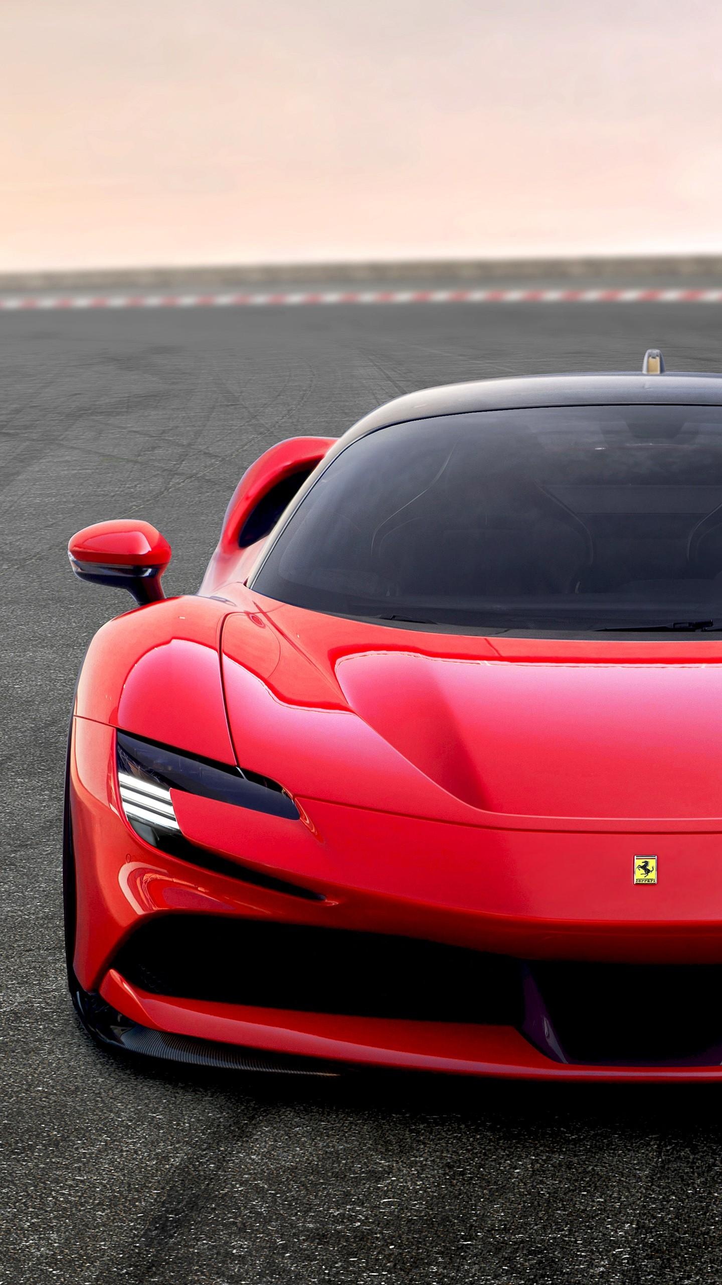 Ferrari SF90, 2019 wallpapers, Automotive perfection, Cutting-edge design, 1440x2560 HD Handy