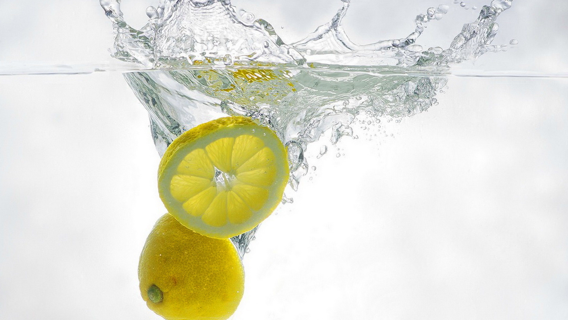 Lemon: Contain numerous phytochemicals, including polyphenols, terpenes, and tannins. 1920x1080 Full HD Wallpaper.