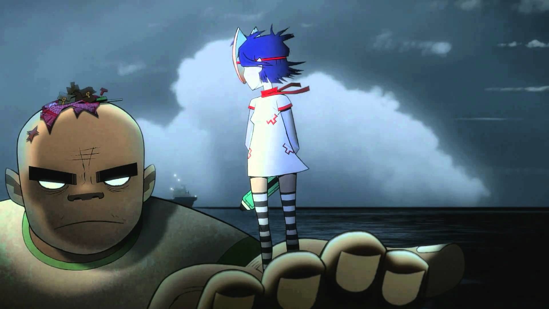 Noodle (Gorillaz): Plastic Beach, Russel, The third album released in 2010, Phase 3 of the band's history. 1920x1080 Full HD Wallpaper.