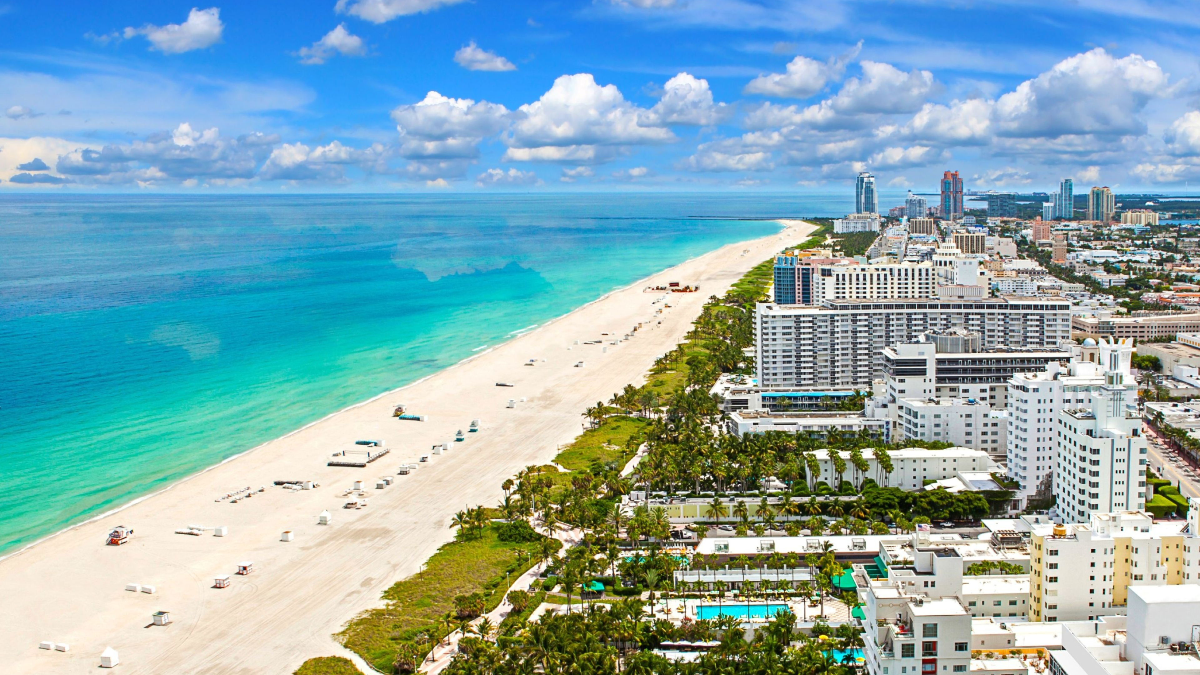 Miami travels, South Beach wallpaper, Florida beauty, High-definition, 3840x2160 4K Desktop