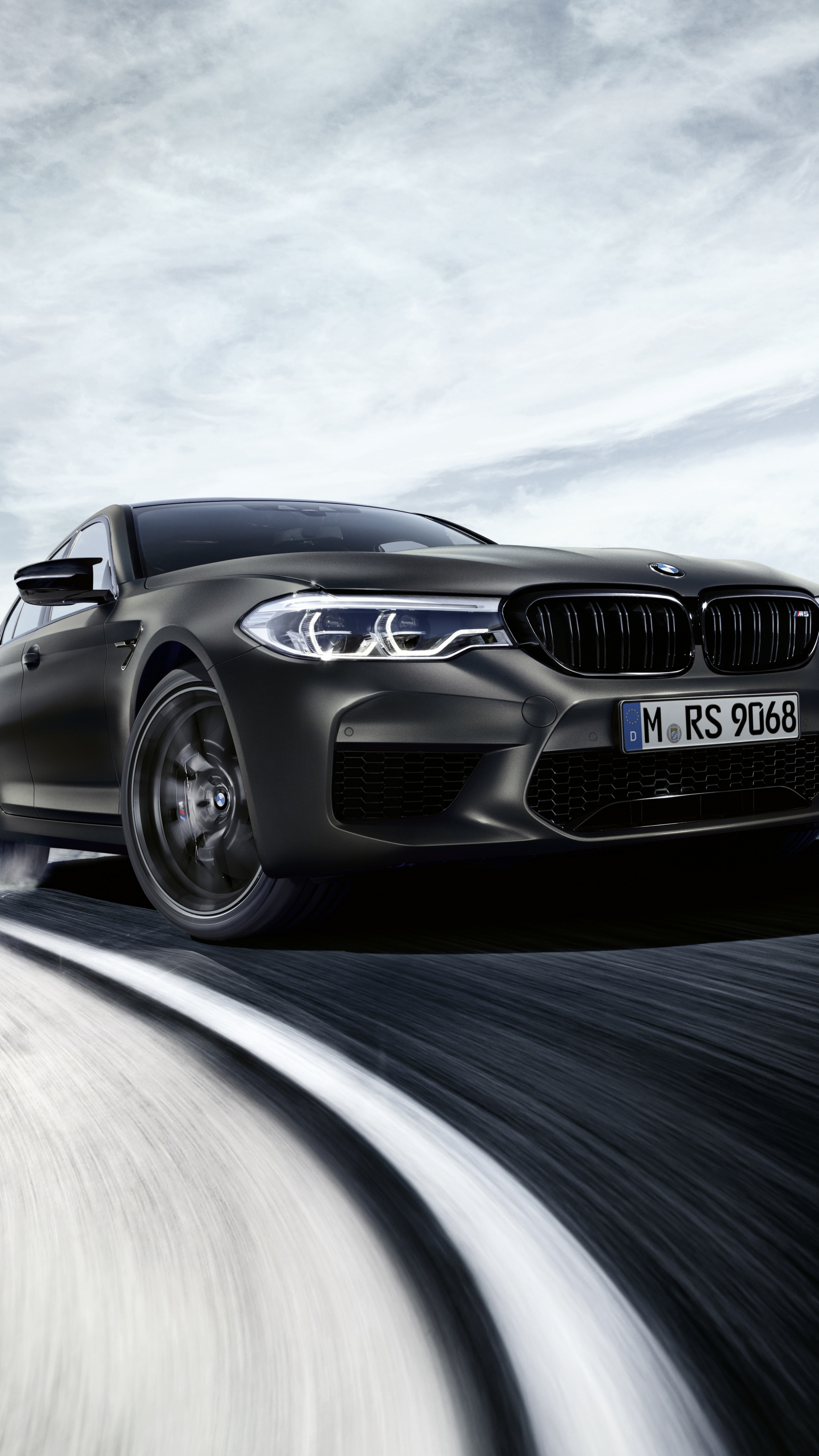 BMW M5 On Road 2019, Unleashed power, Impeccable performance, Breathtaking design, 2160x3840 4K Phone