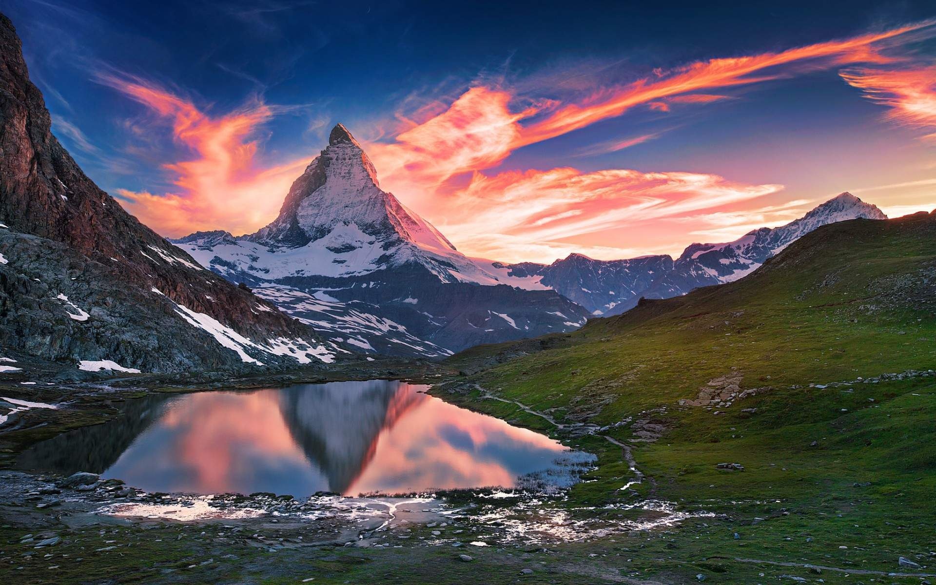 Matterhorn papery, WG wallpapers, Stunning mountain, Awesome desktop view, 1920x1200 HD Desktop