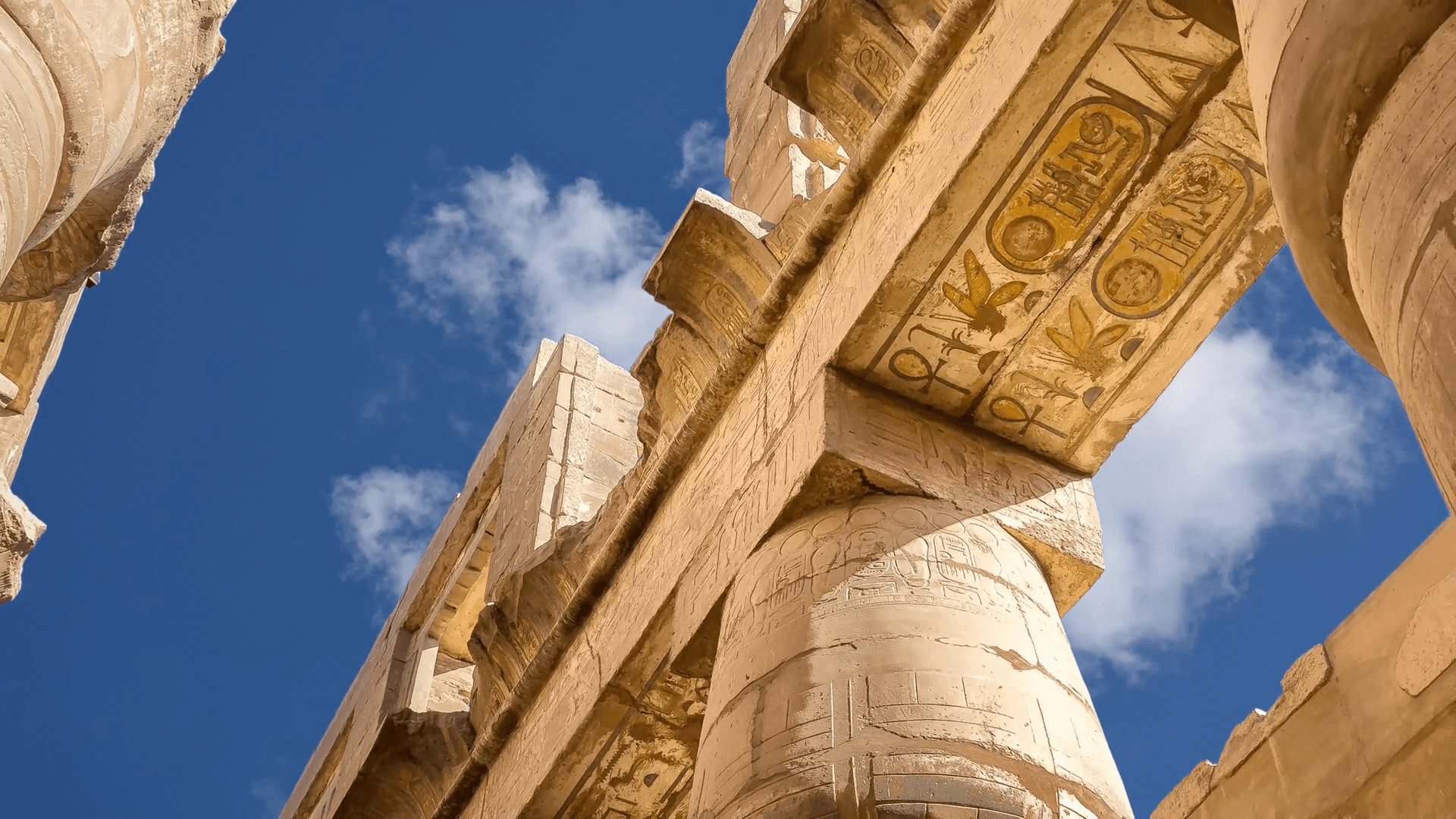 Karnak Temple, Egypt 4K wallpapers, Luxor, Ancient past, 1920x1080 Full HD Desktop