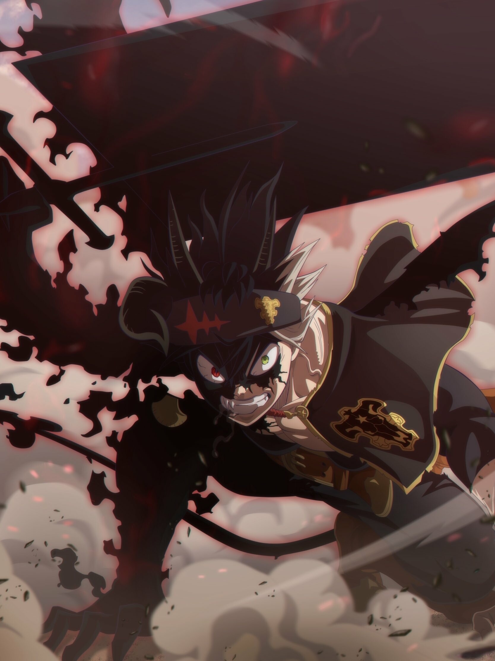 Black Clover: Born with no mana, Unable to utilize even simple magic. 1670x2230 HD Background.